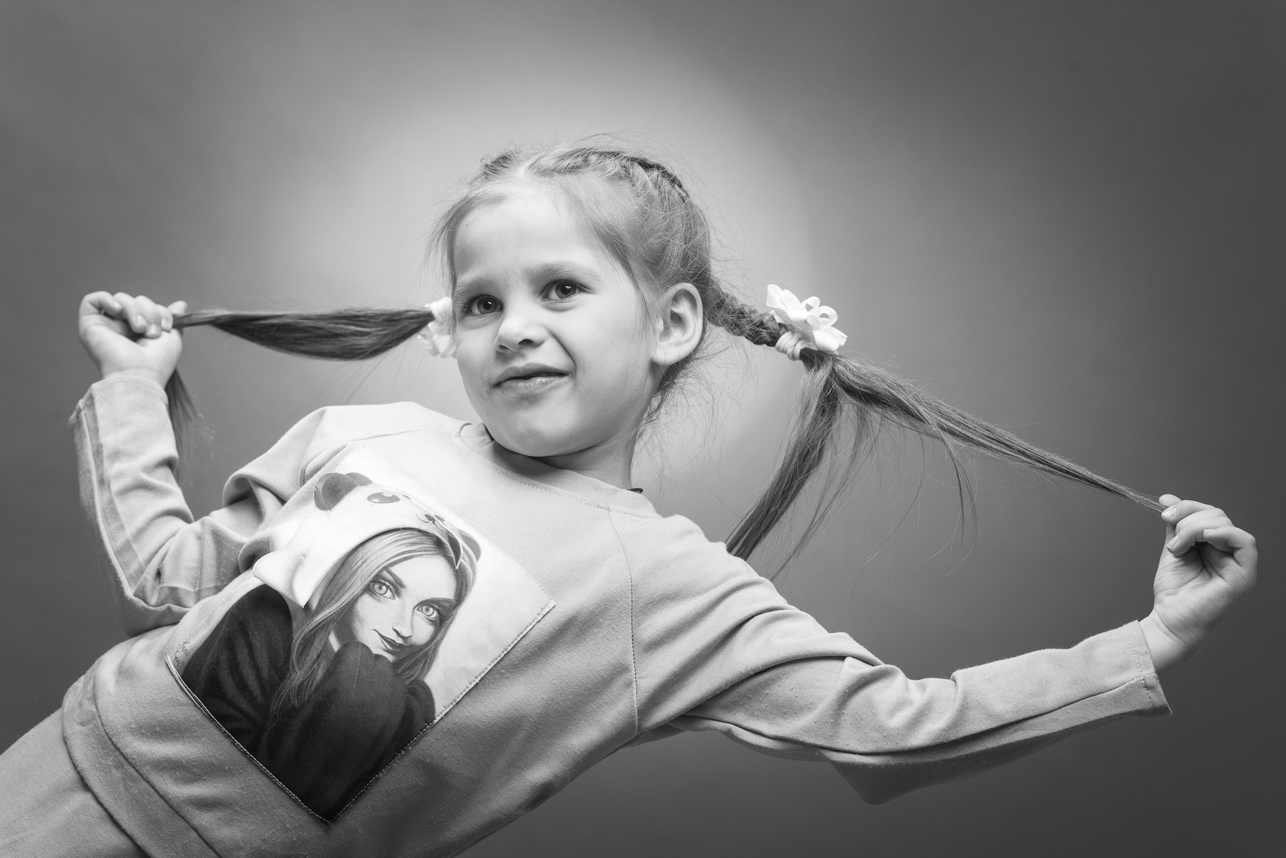 Черно-белые детские портреты. Портретный фотограф в Москве Алексей Михайлов