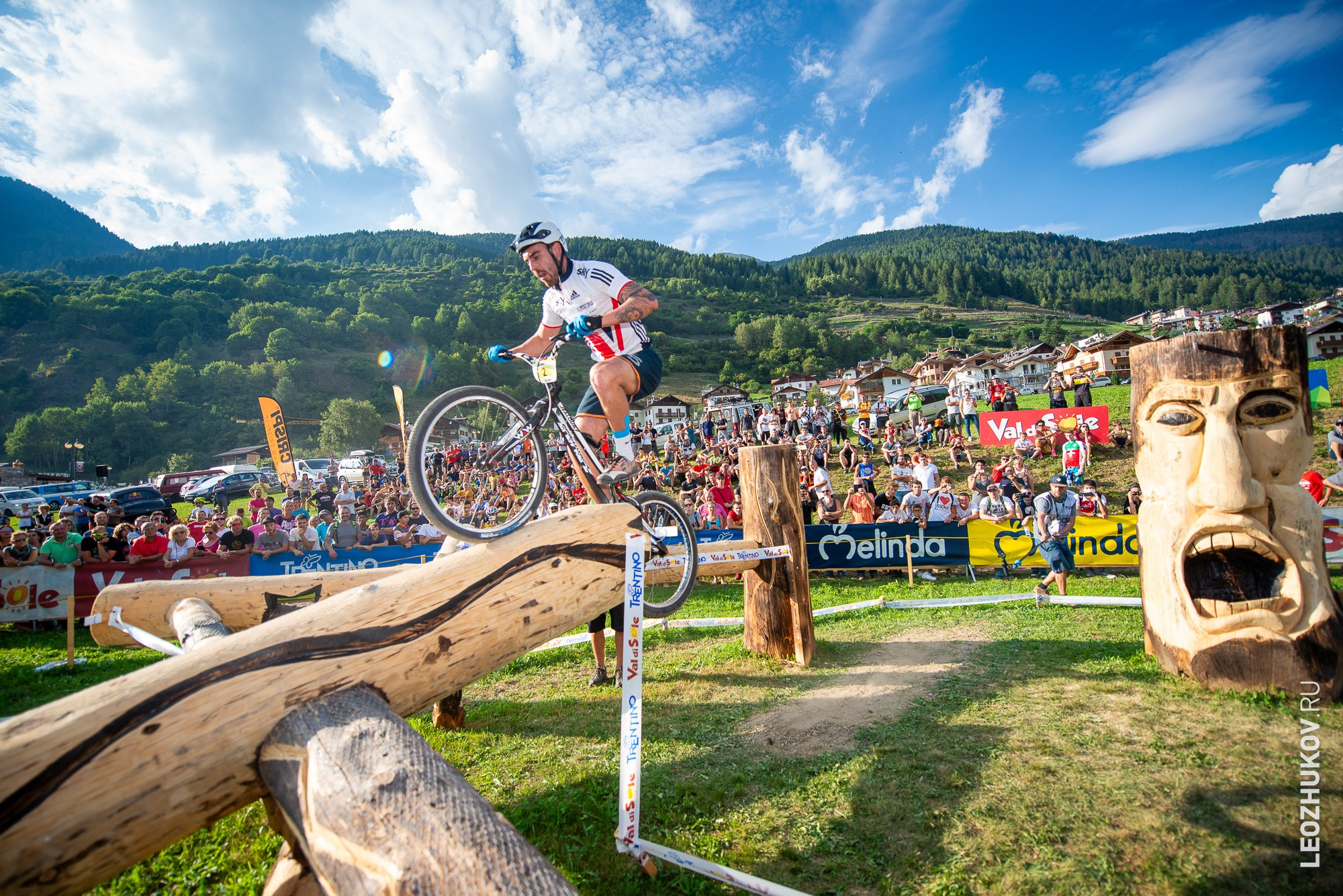 UCI Trials World Championships 2016 — finals. Sports photographer Leonid Zhukov