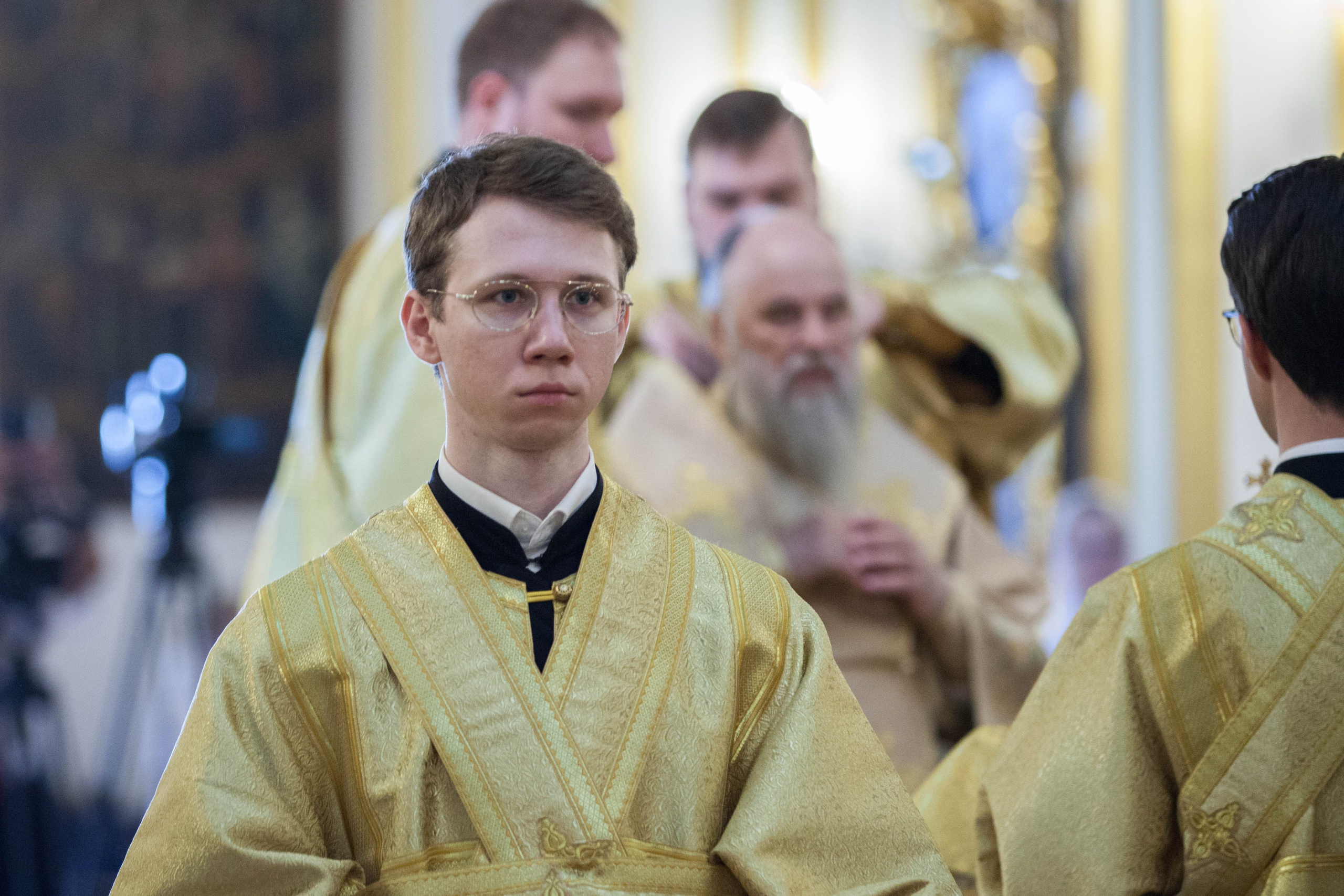 МИТРОПОЛИТ ВАРСОНОФИЙ СОВЕРШИЛ БОЖЕСТВЕННУЮ ЛИТУРГИЮ В НИКОЛО-БОГОЯВЛЕНСКОМ СОБОРЕ. НИКОЛО-БОГОЯВЛЕНСКИЙ МОРСКОЙ СОБОР