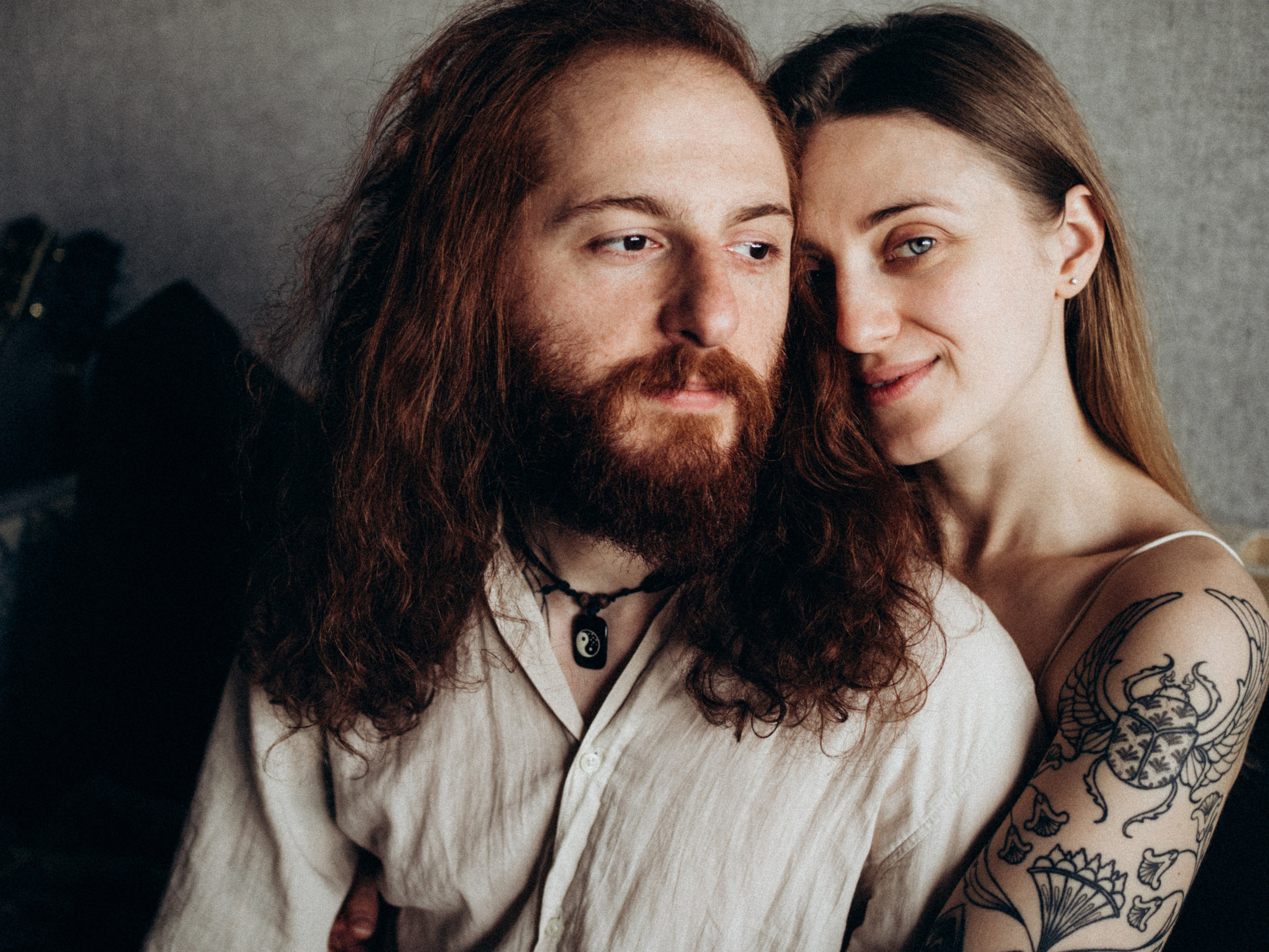 Парная фотосессия в домашних условиях