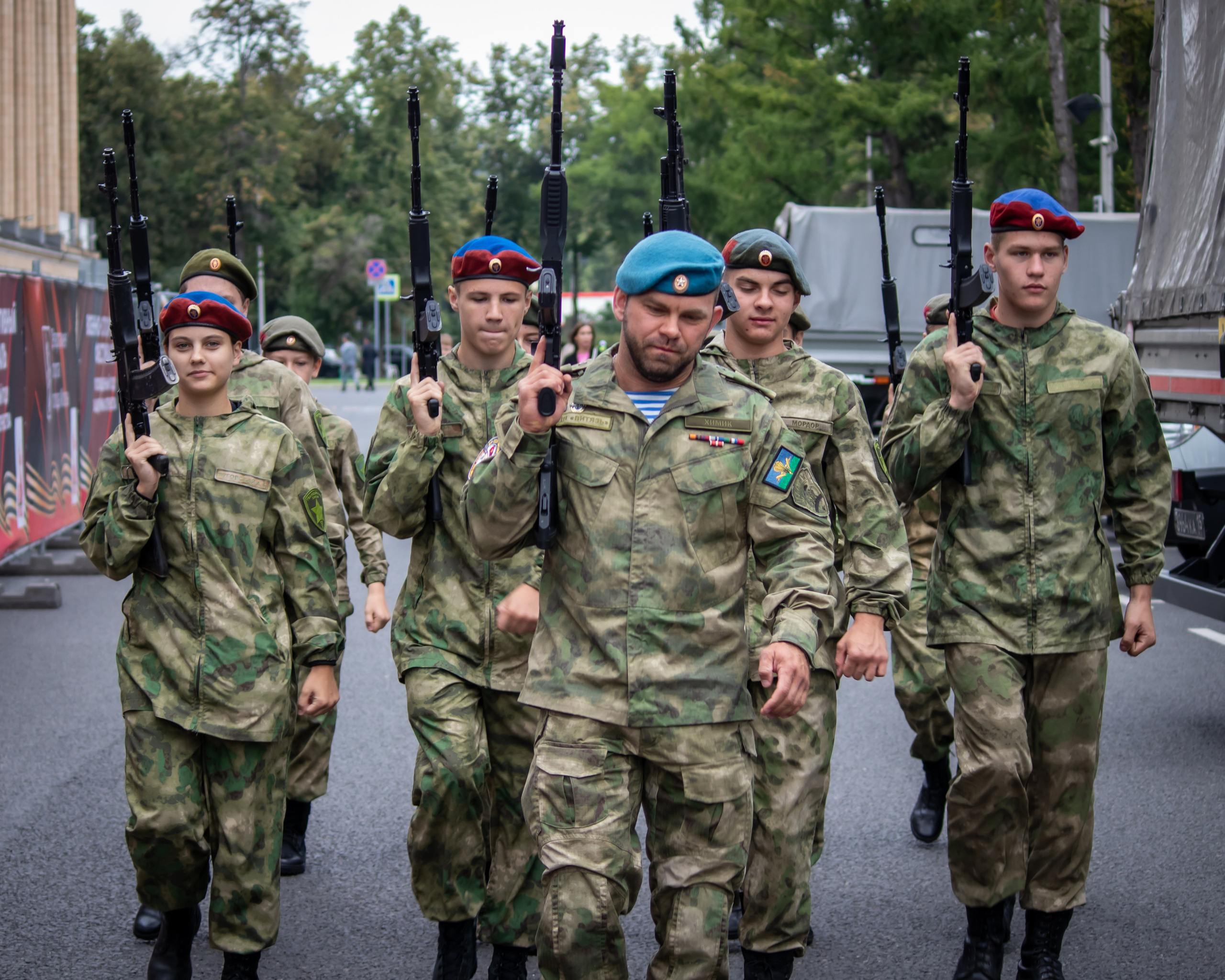 Военно-спортивный фестиваль Росгвардии в Лужниках