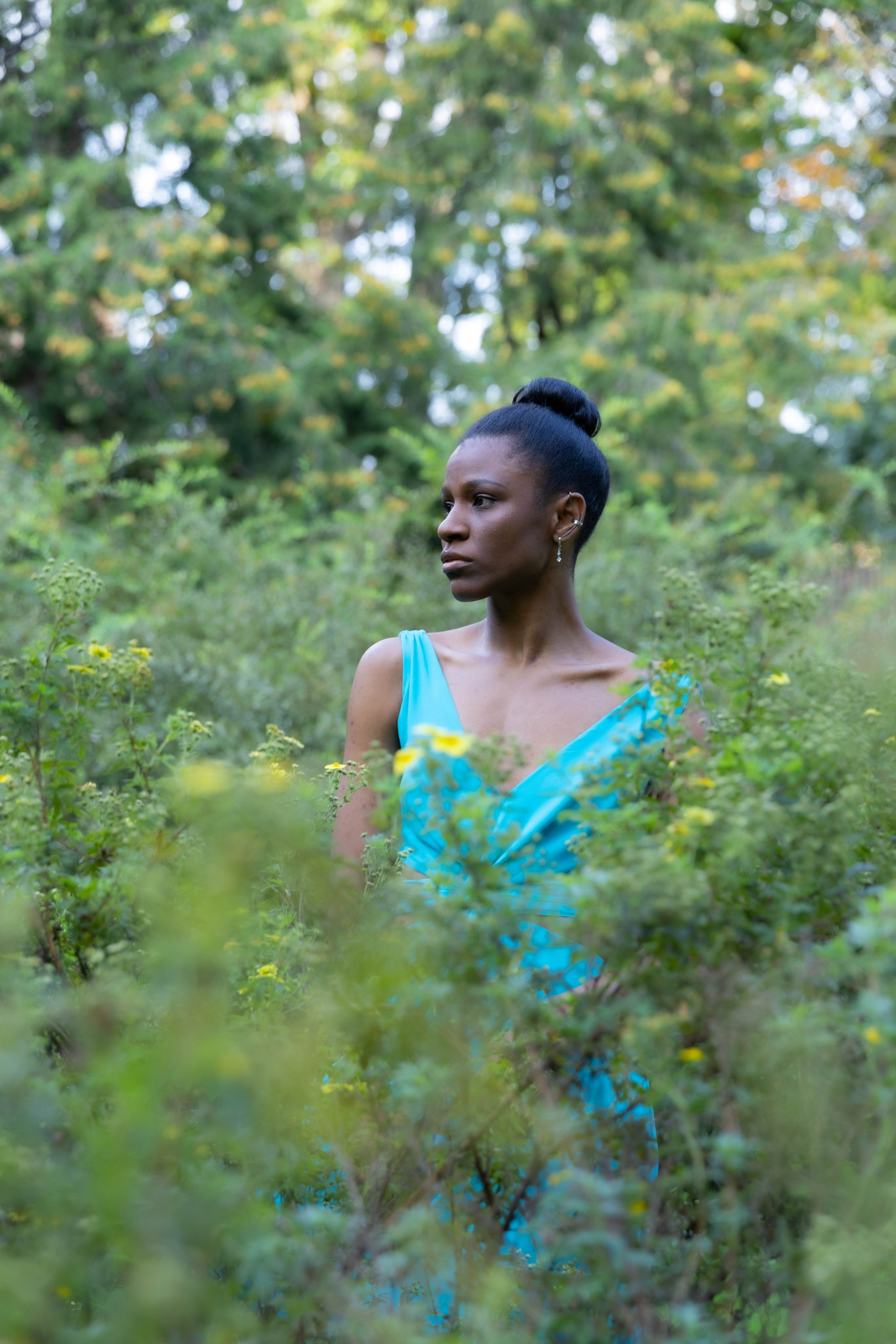 Красивое портретное фото чернокожая девушка афро фотограф Москва Мария Алексеева