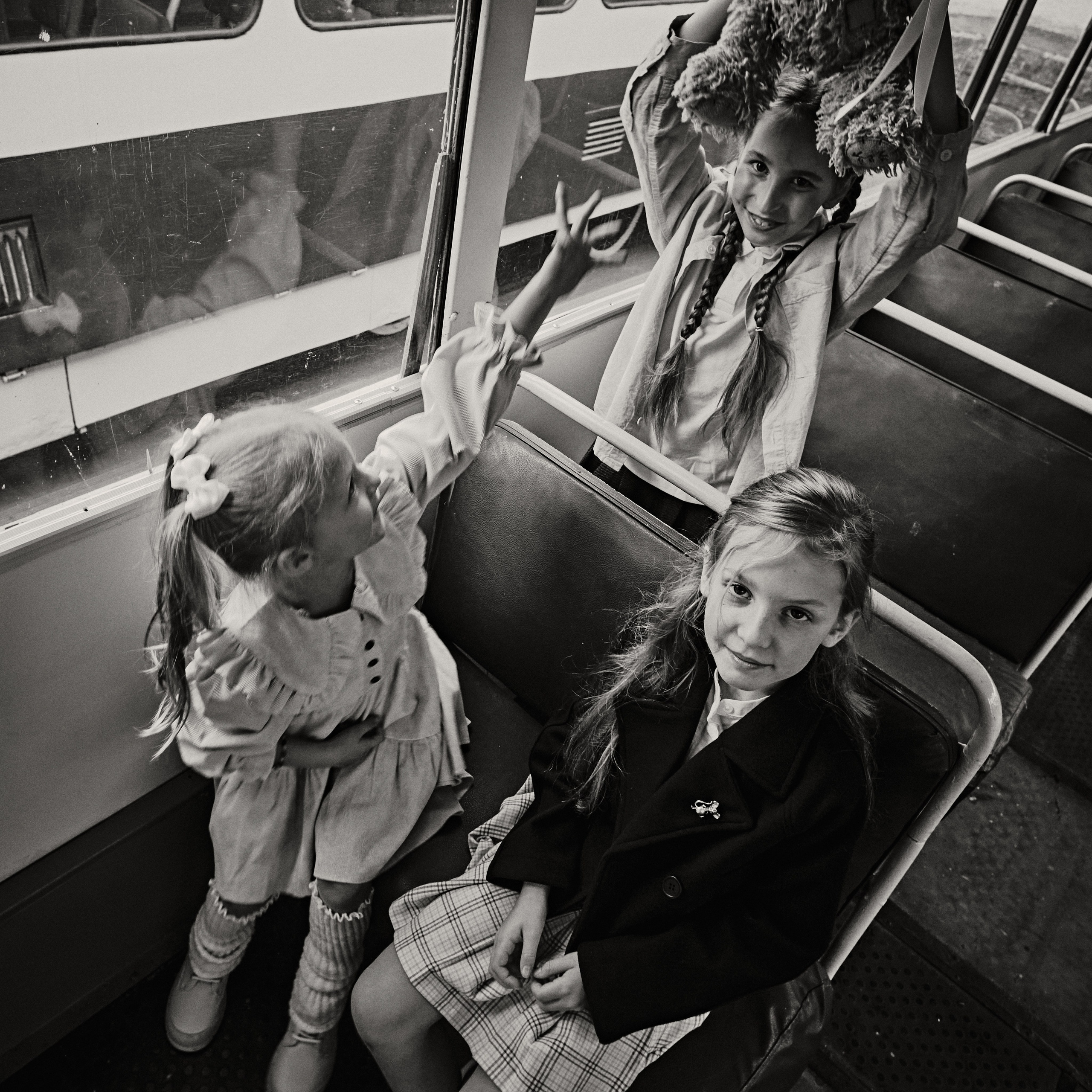 Творческая фотосессия в трамвае. Фотограф в Минске Алёна Дианина