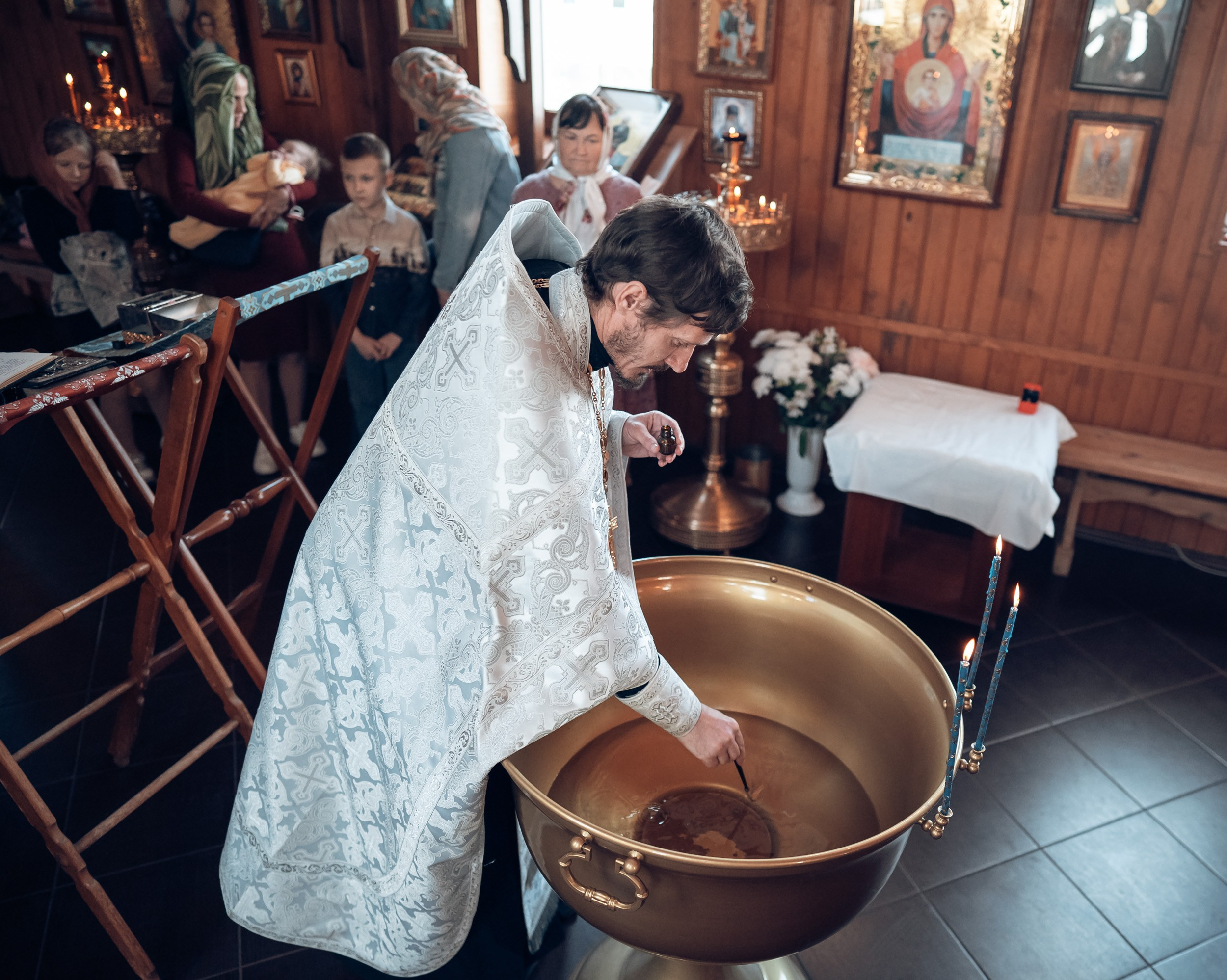 Крещение в храме Блж.Ксении Петербургской Севастополь. Церковный фотограф Севастополь