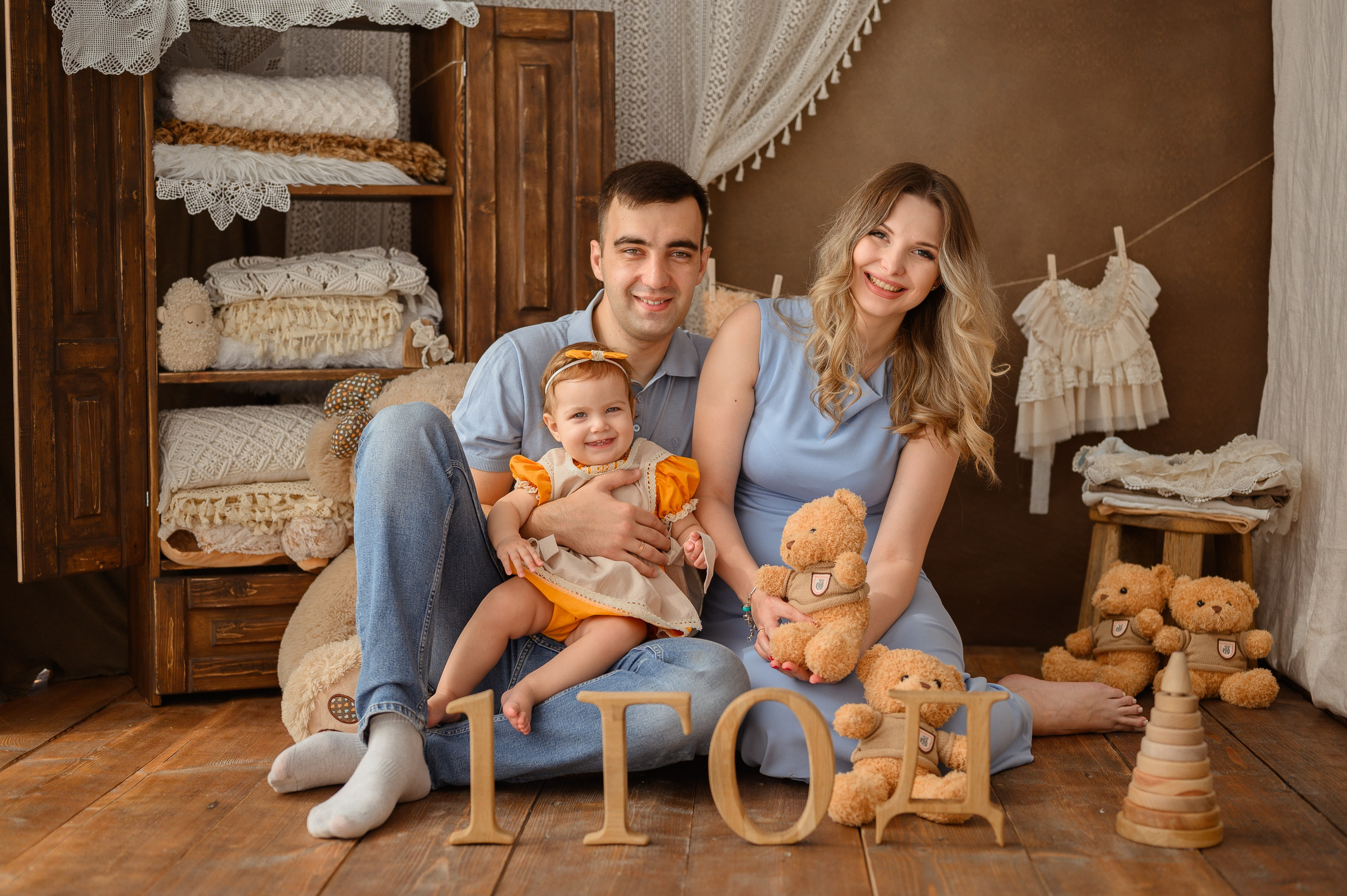 Машеньке годик. Детский и семейный фотограф Ирина Гладких