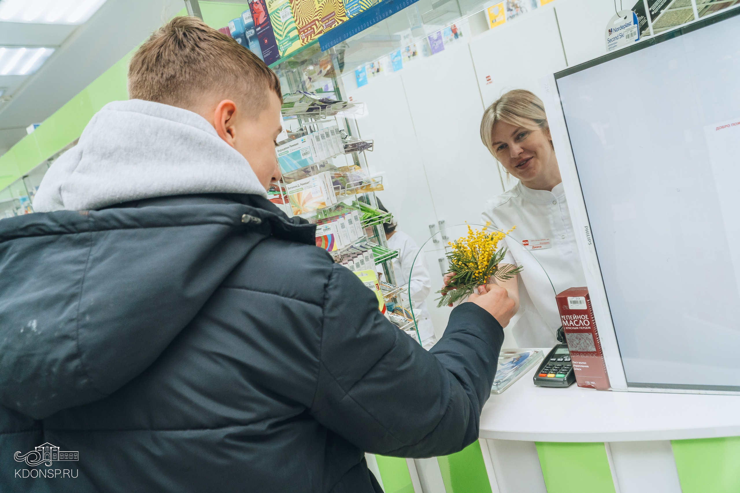 Поздравление от волонтёров станицы. Новотитаровский Дом культуры