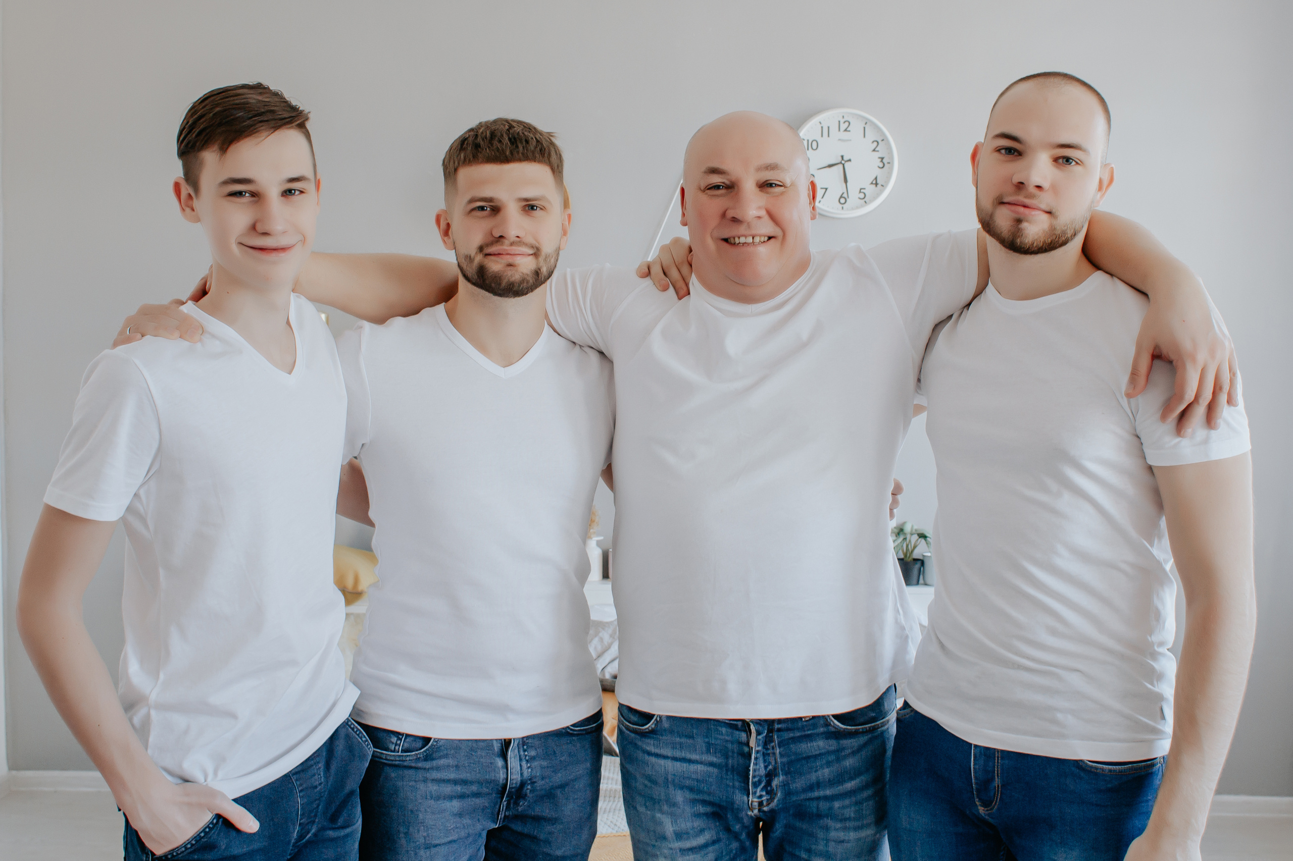 Семейная фотосессия в студии Витебска. Свадебный фотограф в Витебске Дмитрий Кувшинов