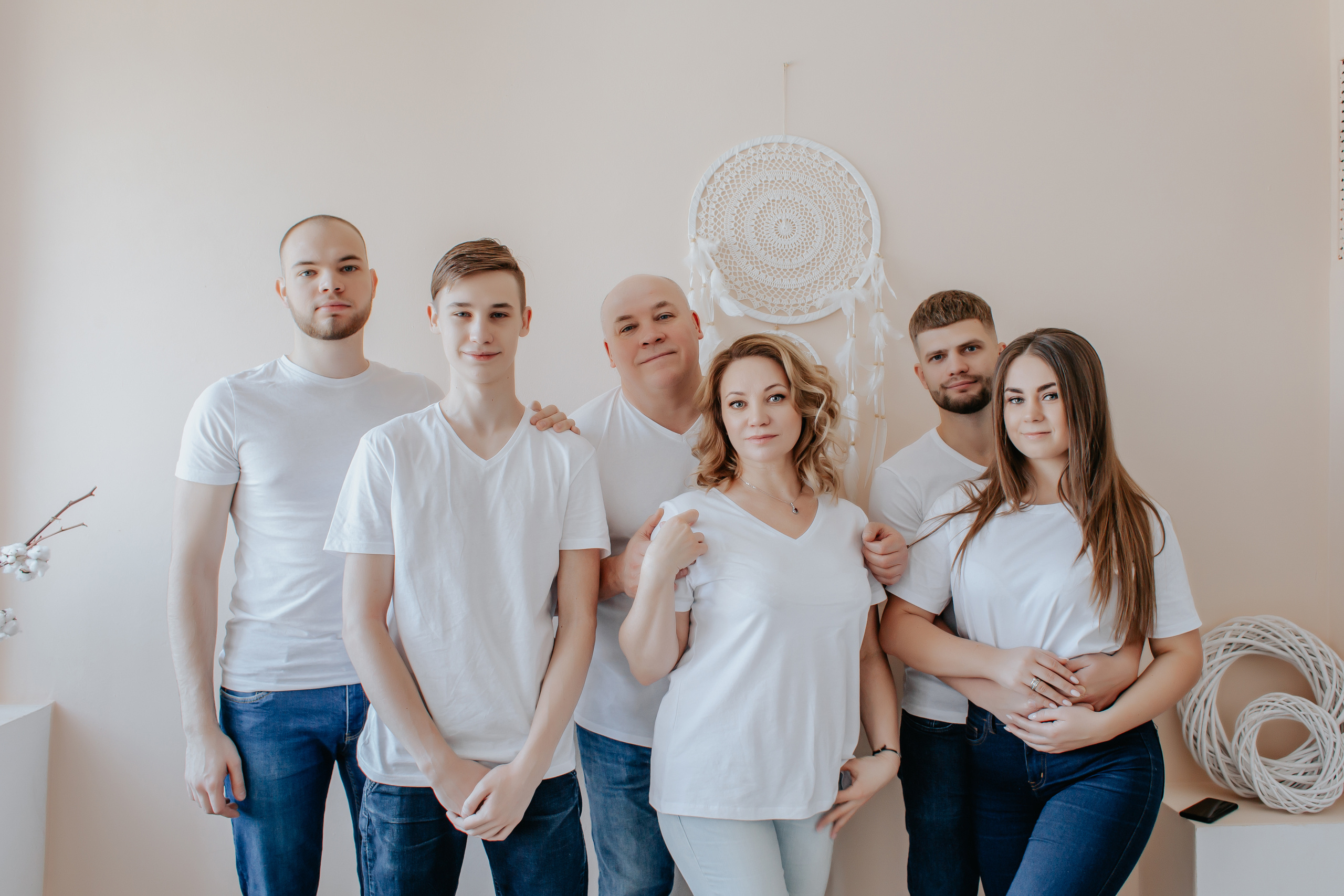 Семейная фотосессия в студии Витебска. Свадебный фотограф в Витебске Дмитрий Кувшинов