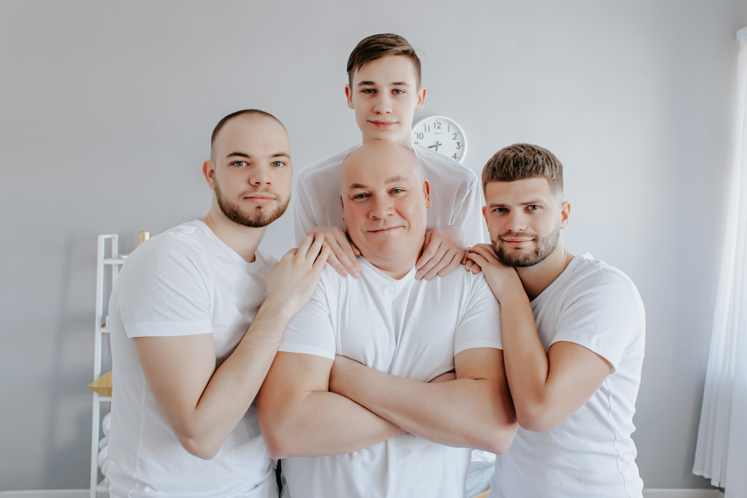 Семейная фотосессия в студии Витебска. Свадебный фотограф в Витебске Дмитрий Кувшинов