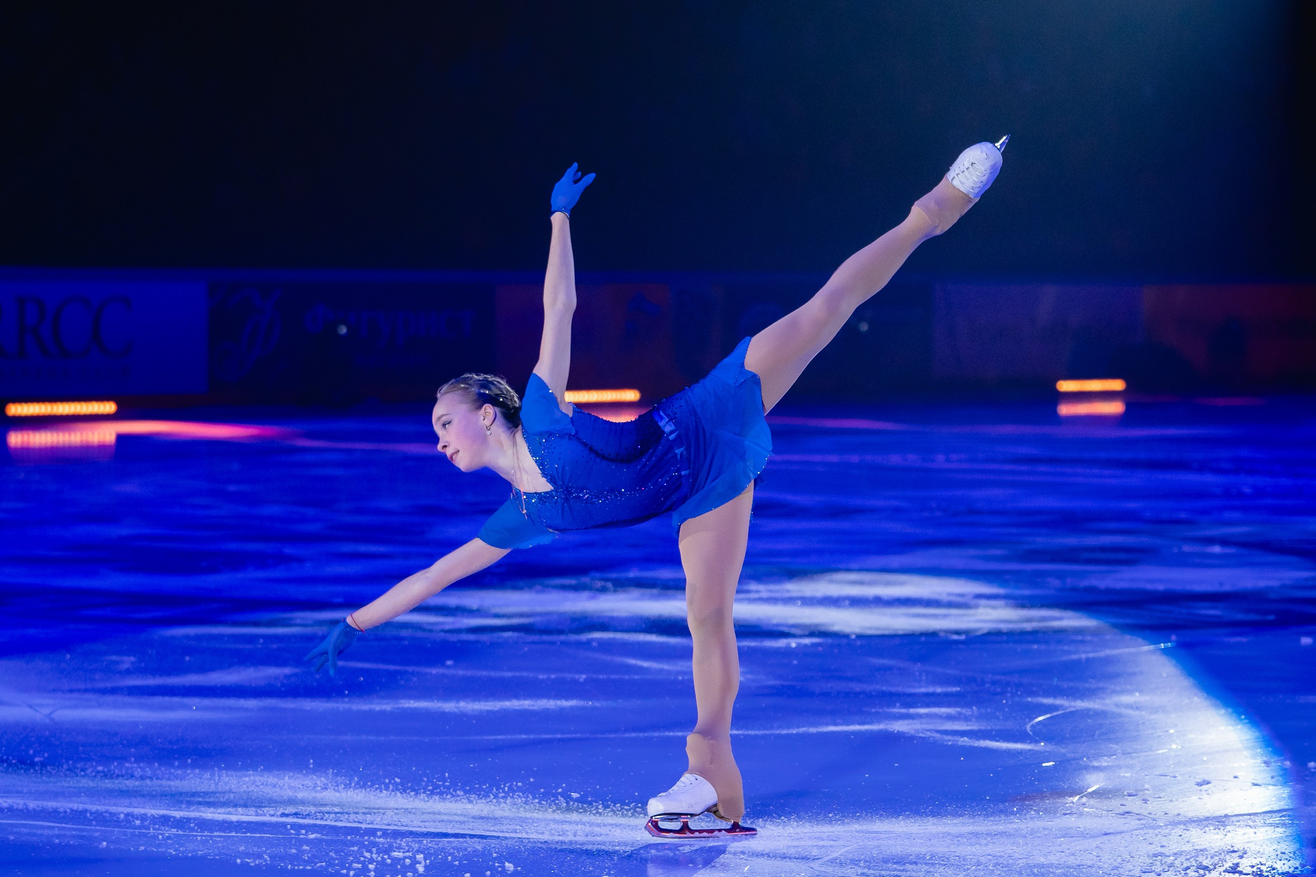 Шоу «Чемпионы на льду» в Новосибирске. Воробьева Ксения — Спортивный и танцевальный фотограф Новосибирск