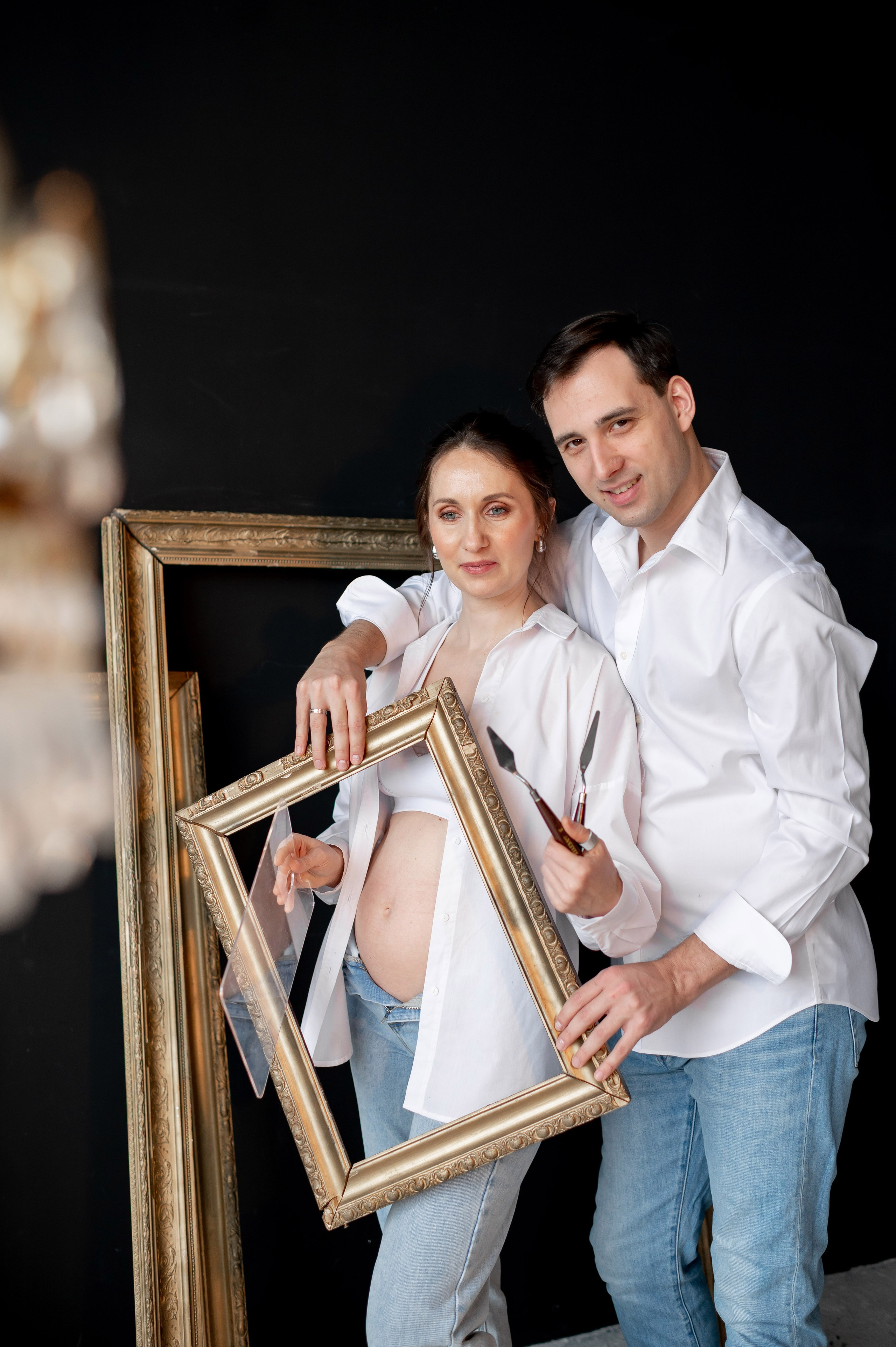 Беременность в красках и необычное гендер-пати. Портретный, семейный и свадебный фотограф в Санкт-Петербурге и в Пушкине Ширяев Денис