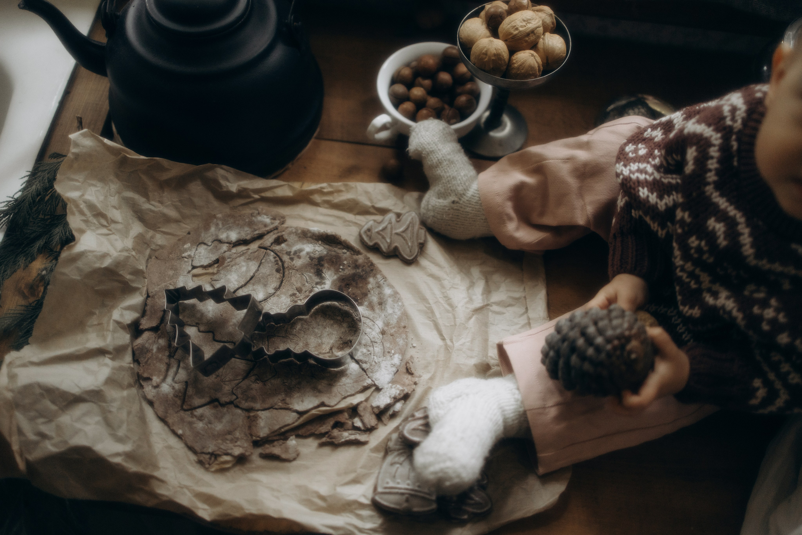 Зимнее утро с мамой. Семейный фотограф Москва Юлиана Фетисова