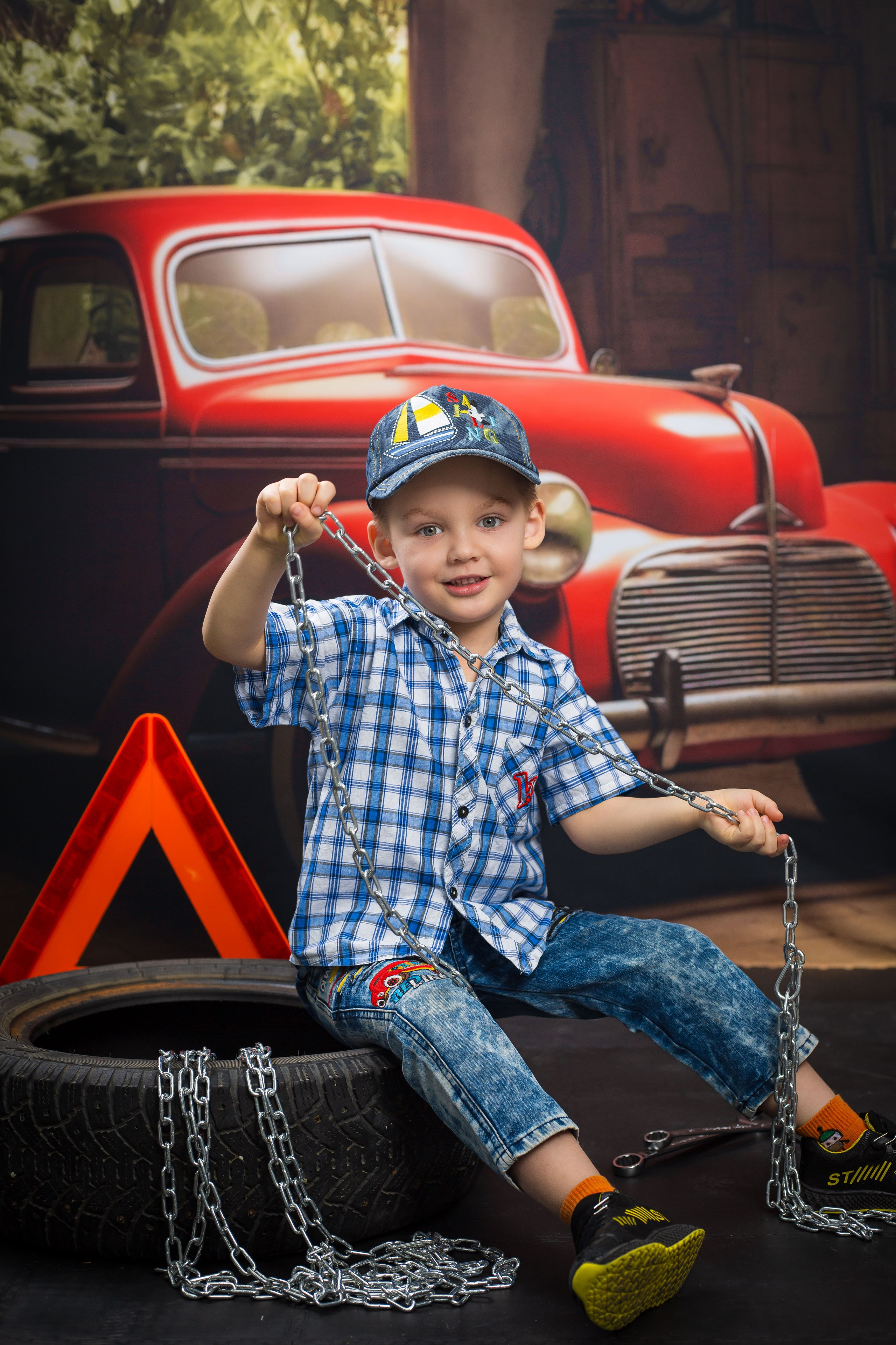 малыши на сьемке