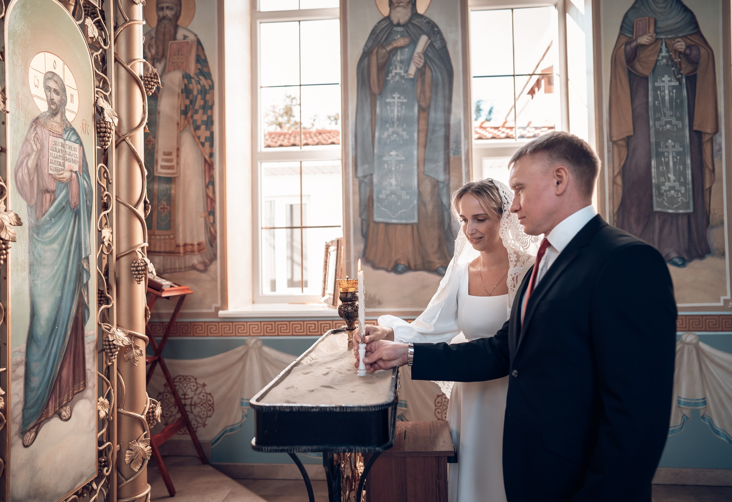Венчание в храме ап.Андрея Первозванного Севастополь. Церковный фотограф Севастополь