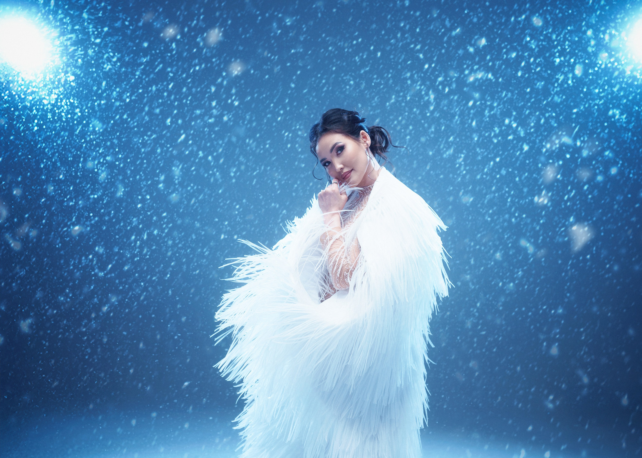 Новогодняя контент-съемка для Мереке