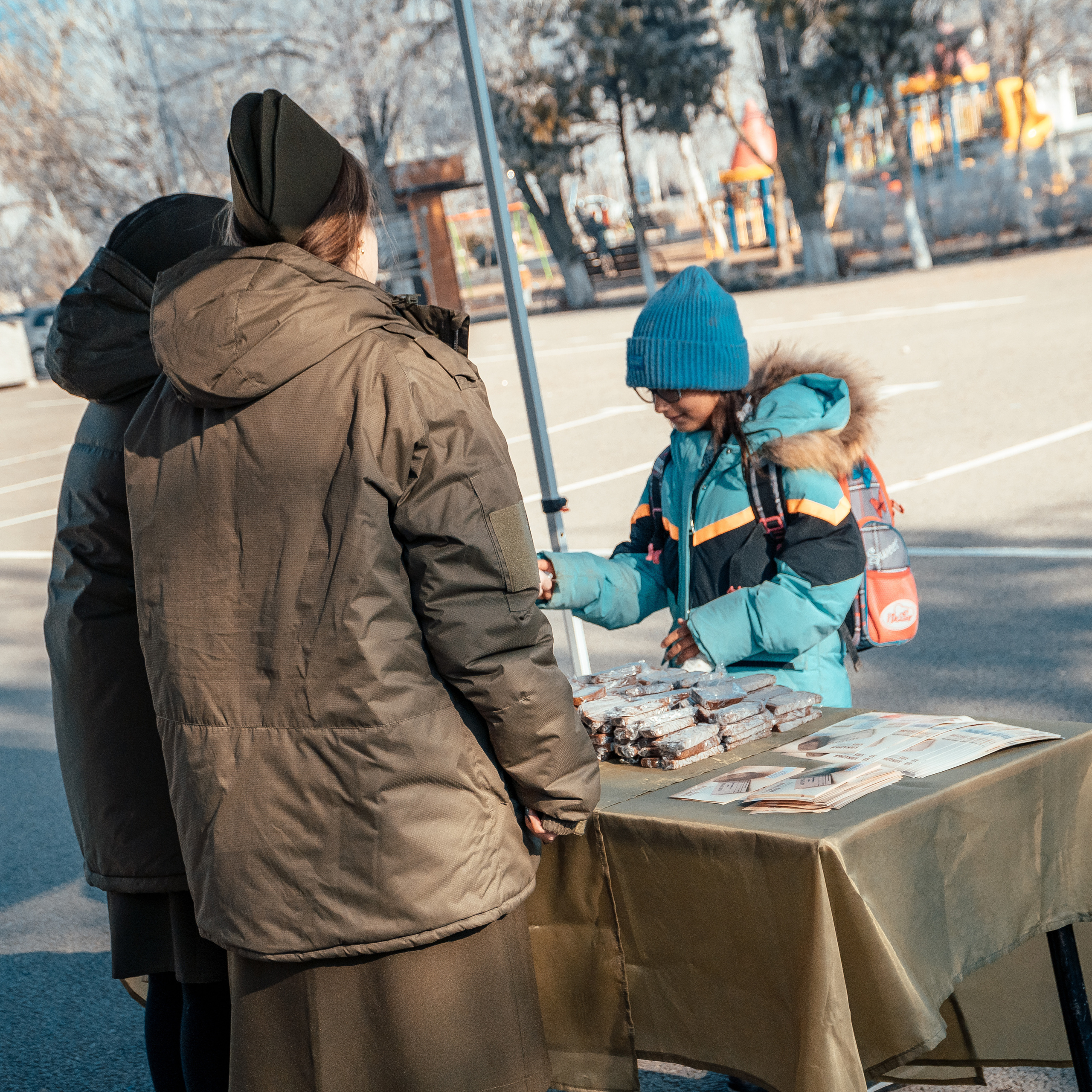 Акция «Блокадный хлеб». Новотитаровский Дом культуры