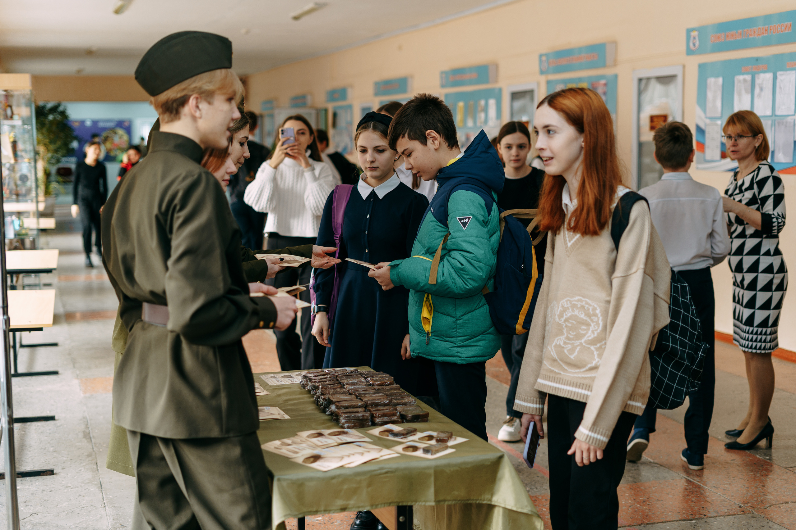 Акция «Блокадный хлеб». Новотитаровский Дом культуры