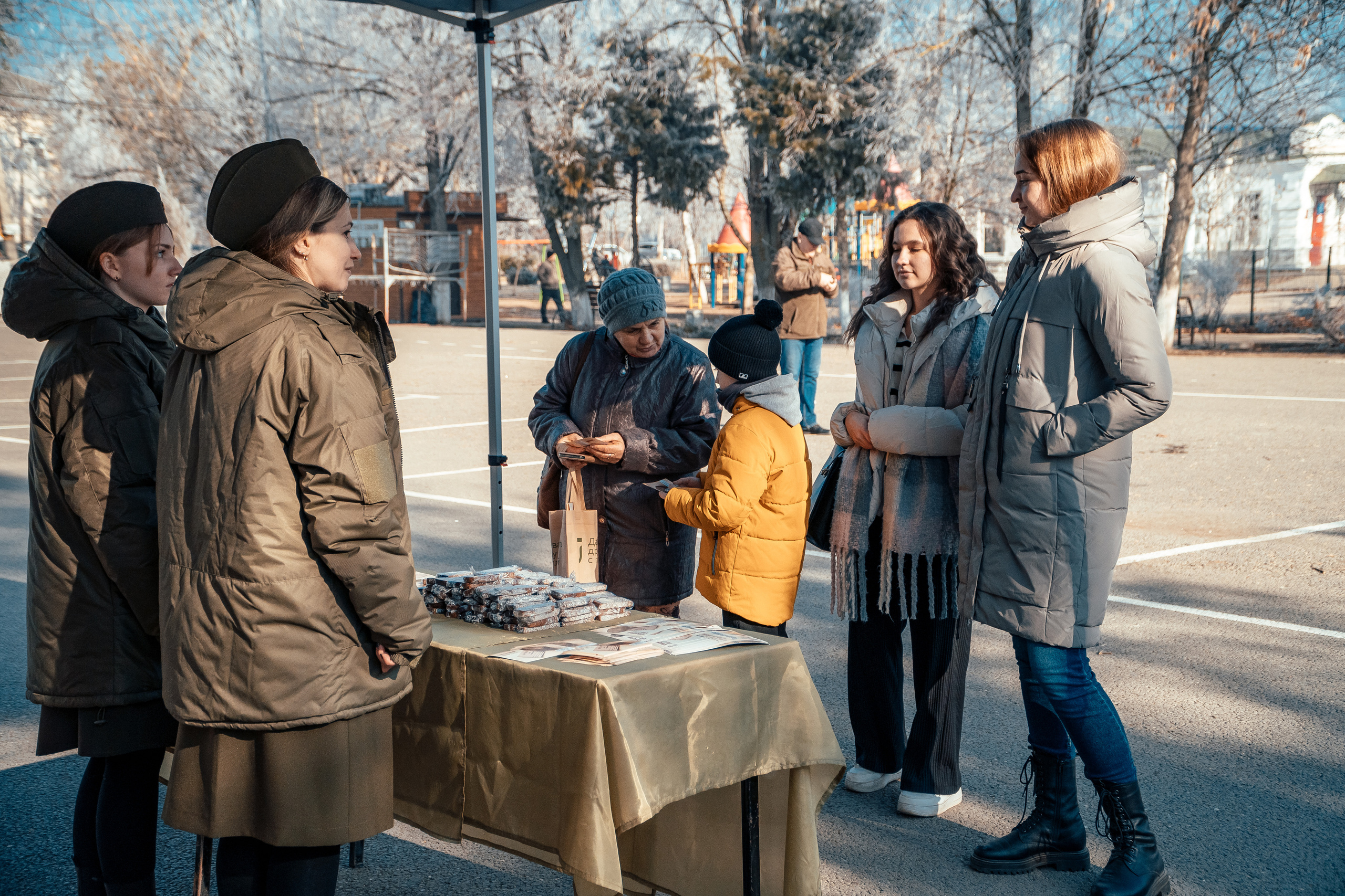 Акция «Блокадный хлеб». Новотитаровский Дом культуры