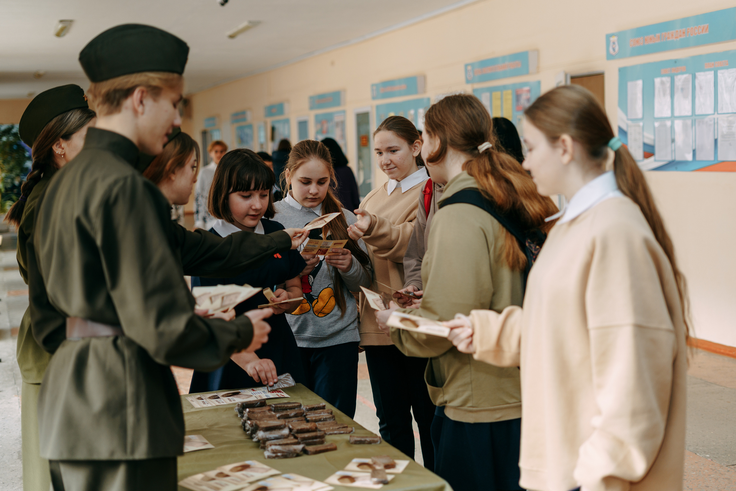 Акция «Блокадный хлеб». Новотитаровский Дом культуры