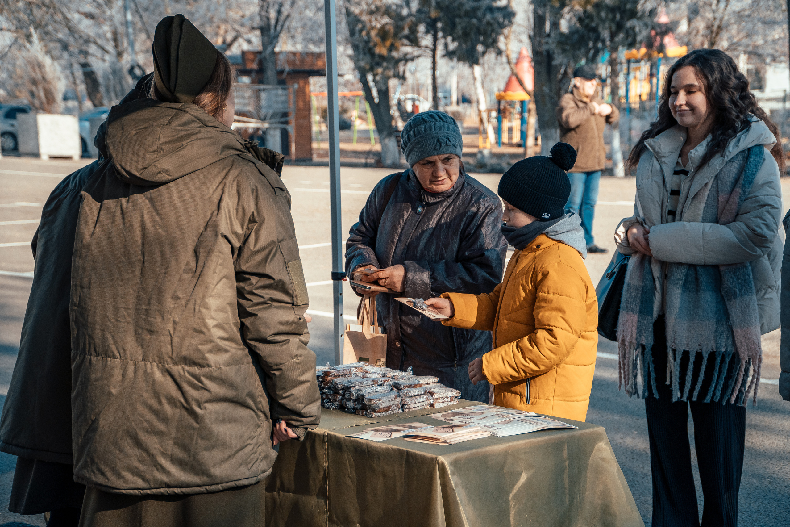 Акция «Блокадный хлеб». Новотитаровский Дом культуры
