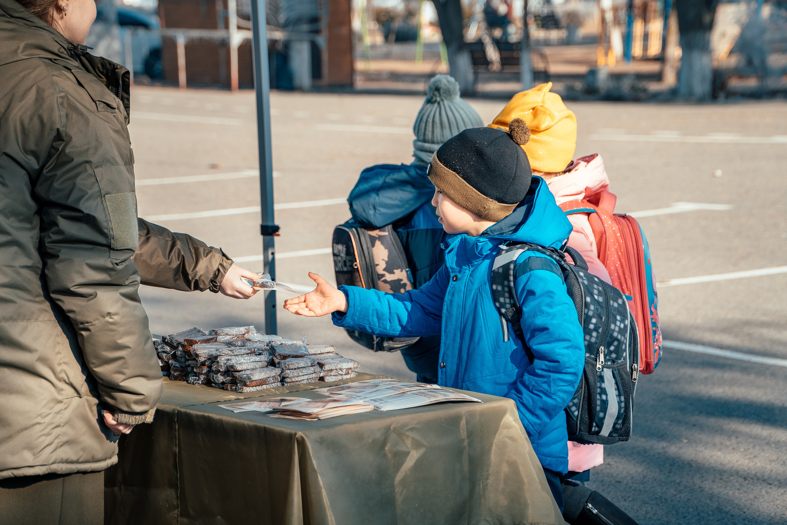 Акция «Блокадный хлеб». Новотитаровский Дом культуры