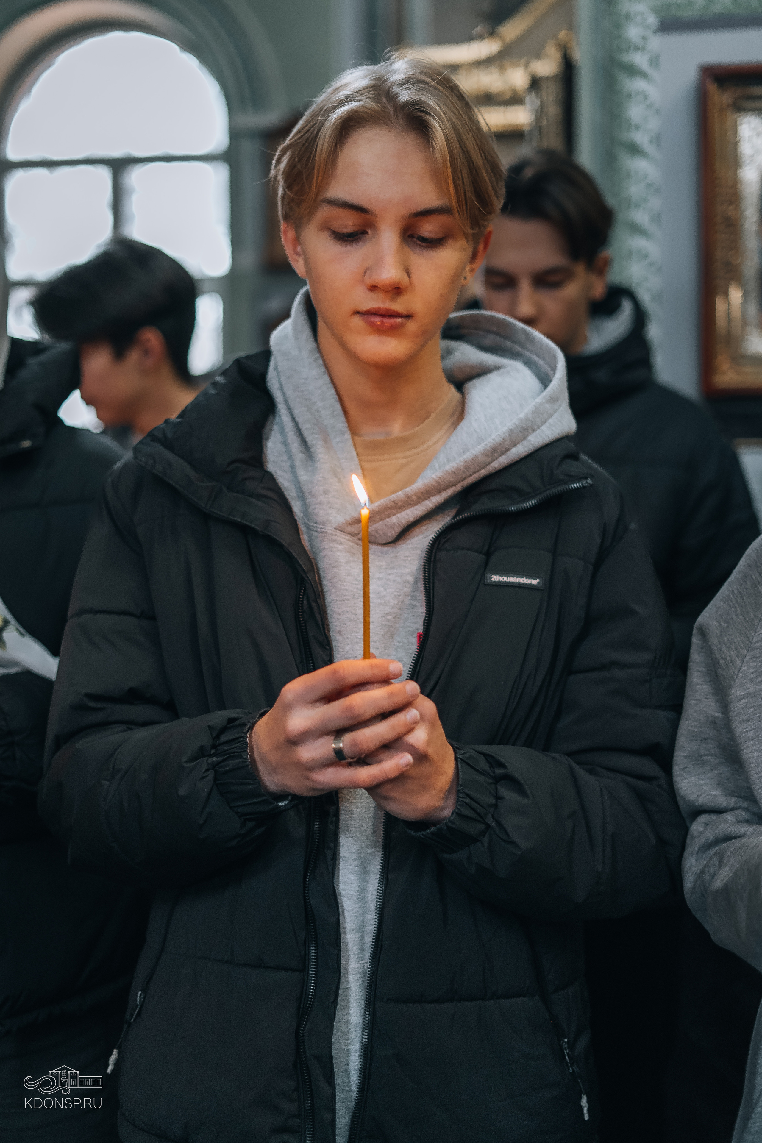 Молебен за учащихся и учащих. Новотитаровский Дом культуры