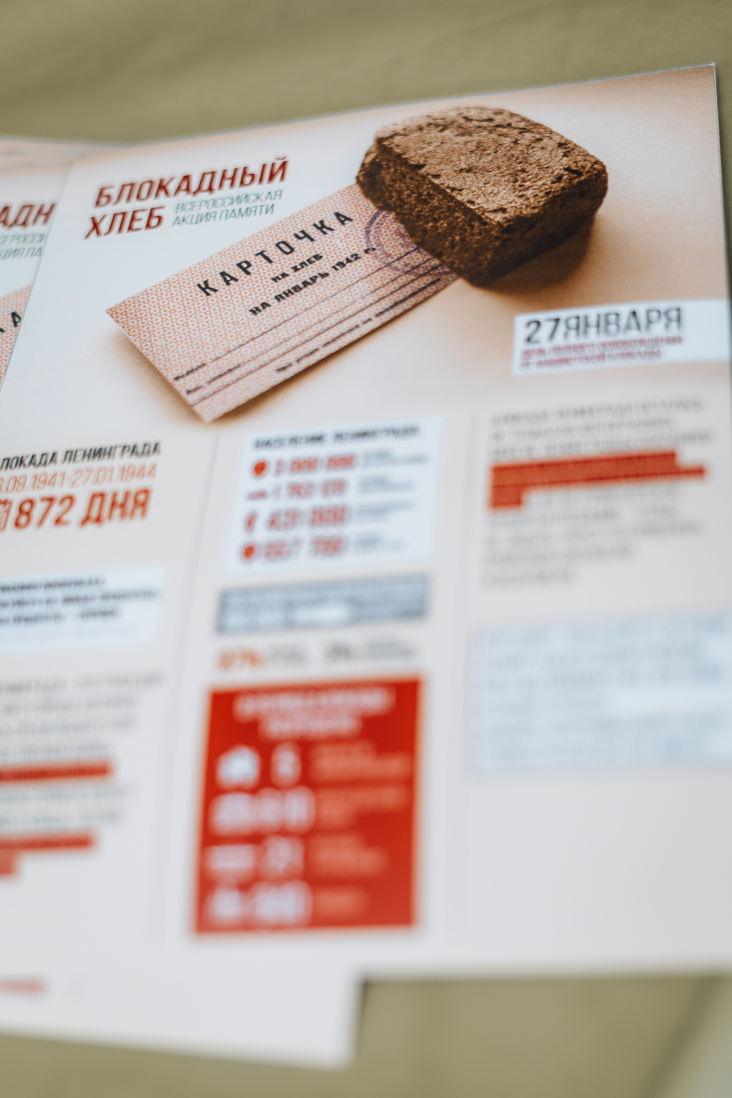 Акция «Блокадный хлеб». Новотитаровский Дом культуры