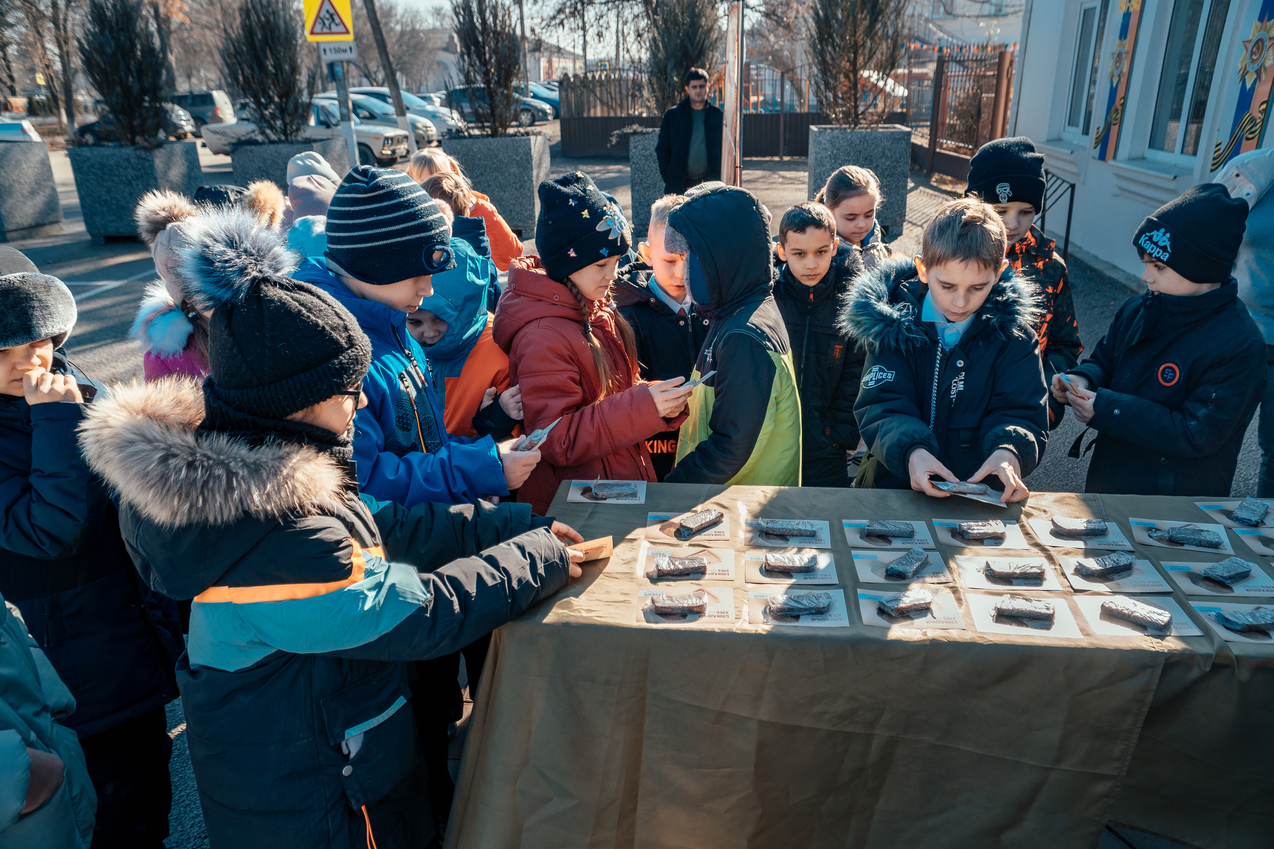 Акция «Блокадный хлеб». Новотитаровский Дом культуры