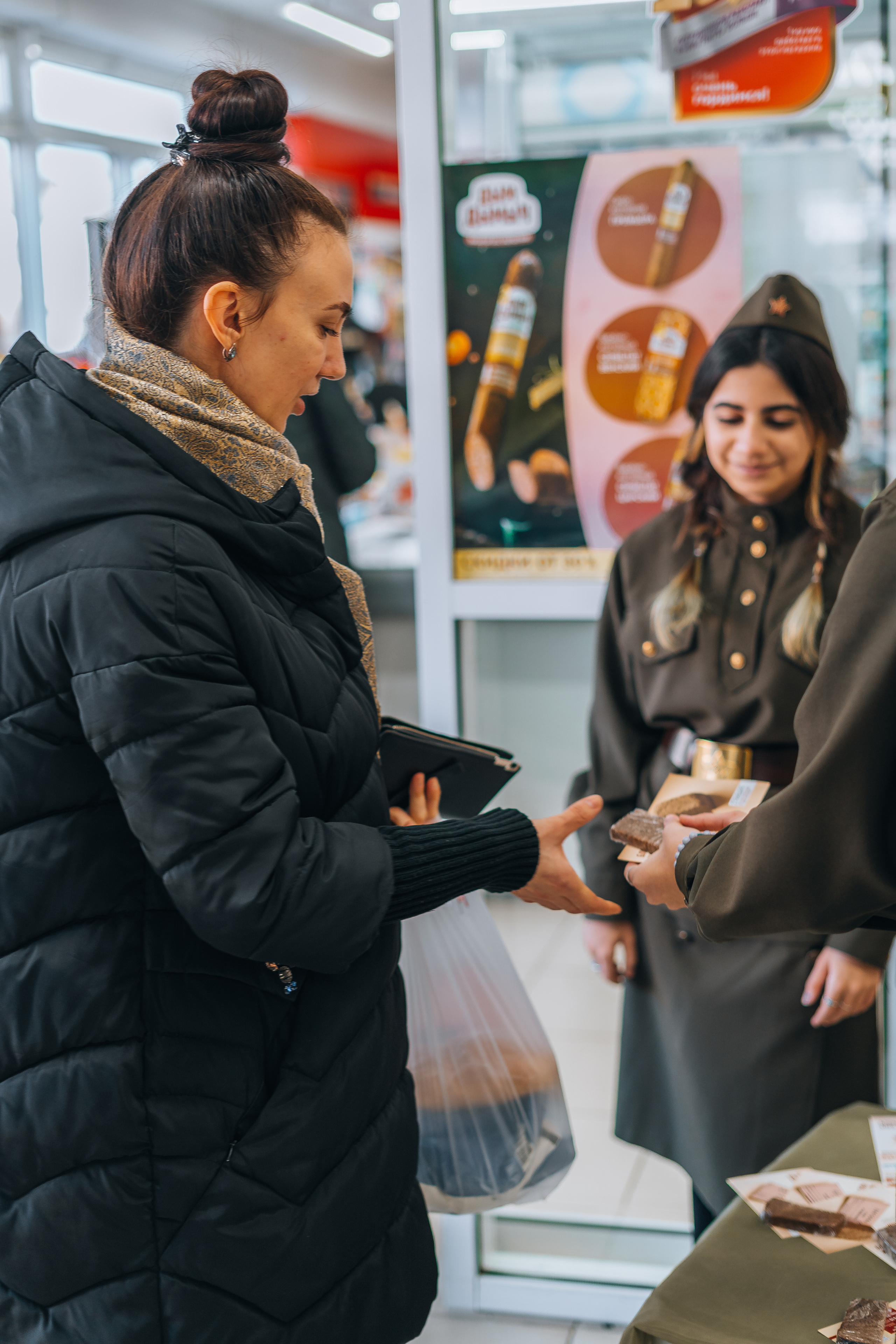 Акция «Блокадный хлеб». Новотитаровский Дом культуры