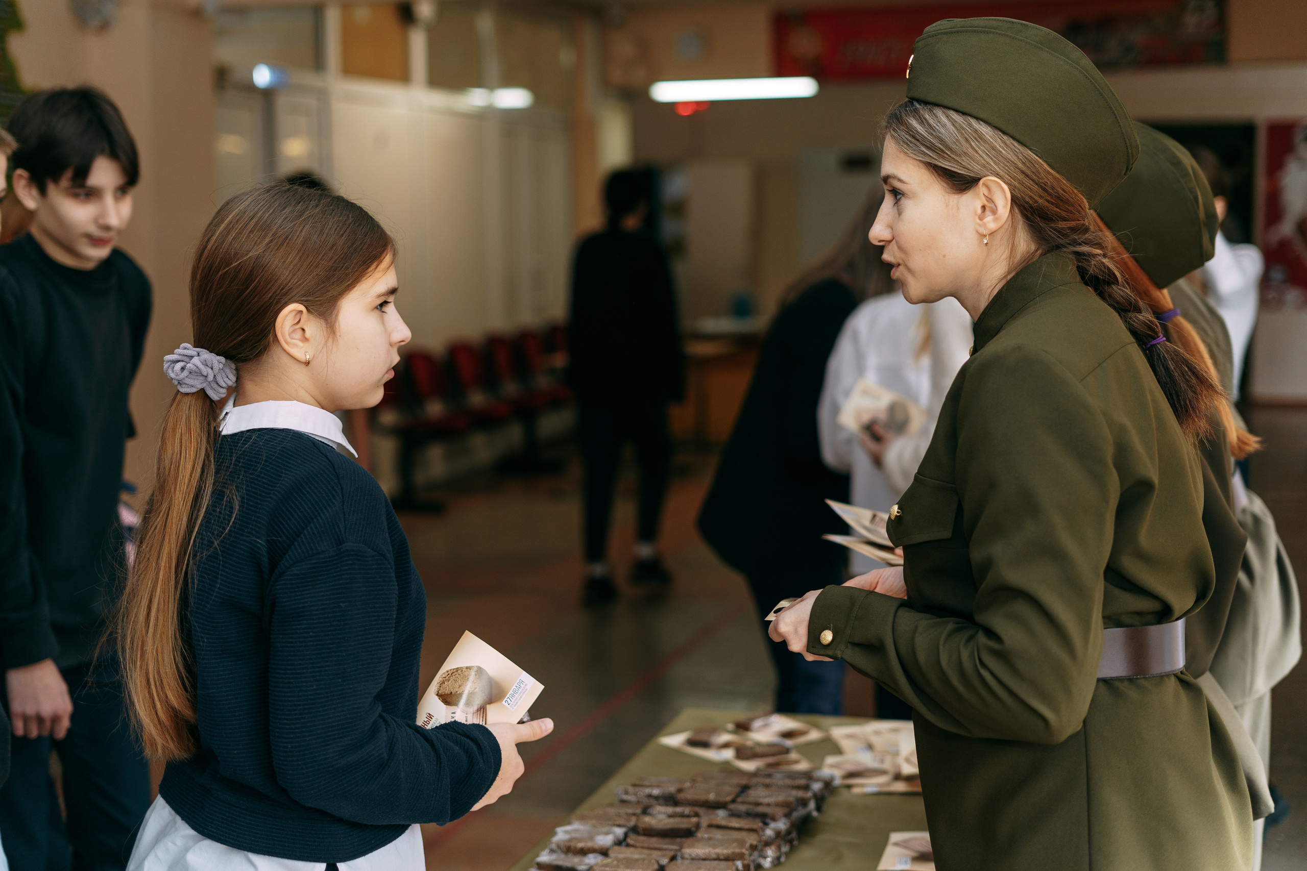 Акция «Блокадный хлеб». Новотитаровский Дом культуры