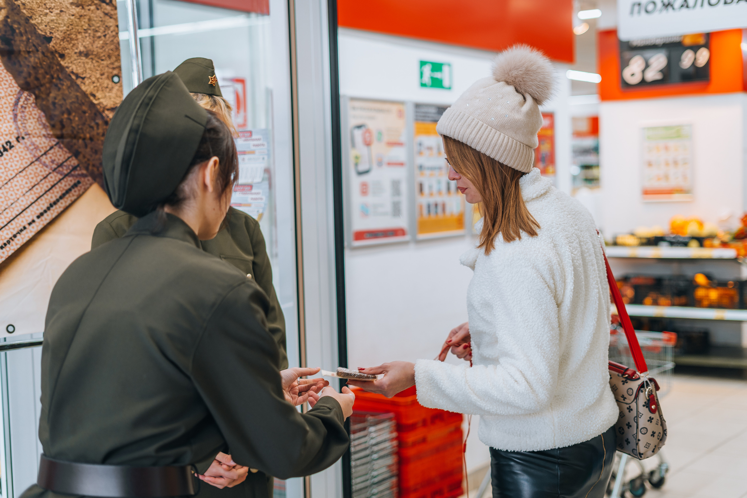 Акция «Блокадный хлеб». Новотитаровский Дом культуры