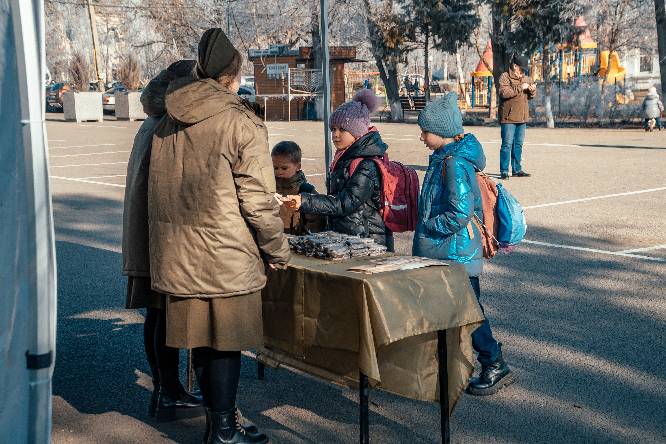 Акция «Блокадный хлеб». Новотитаровский Дом культуры