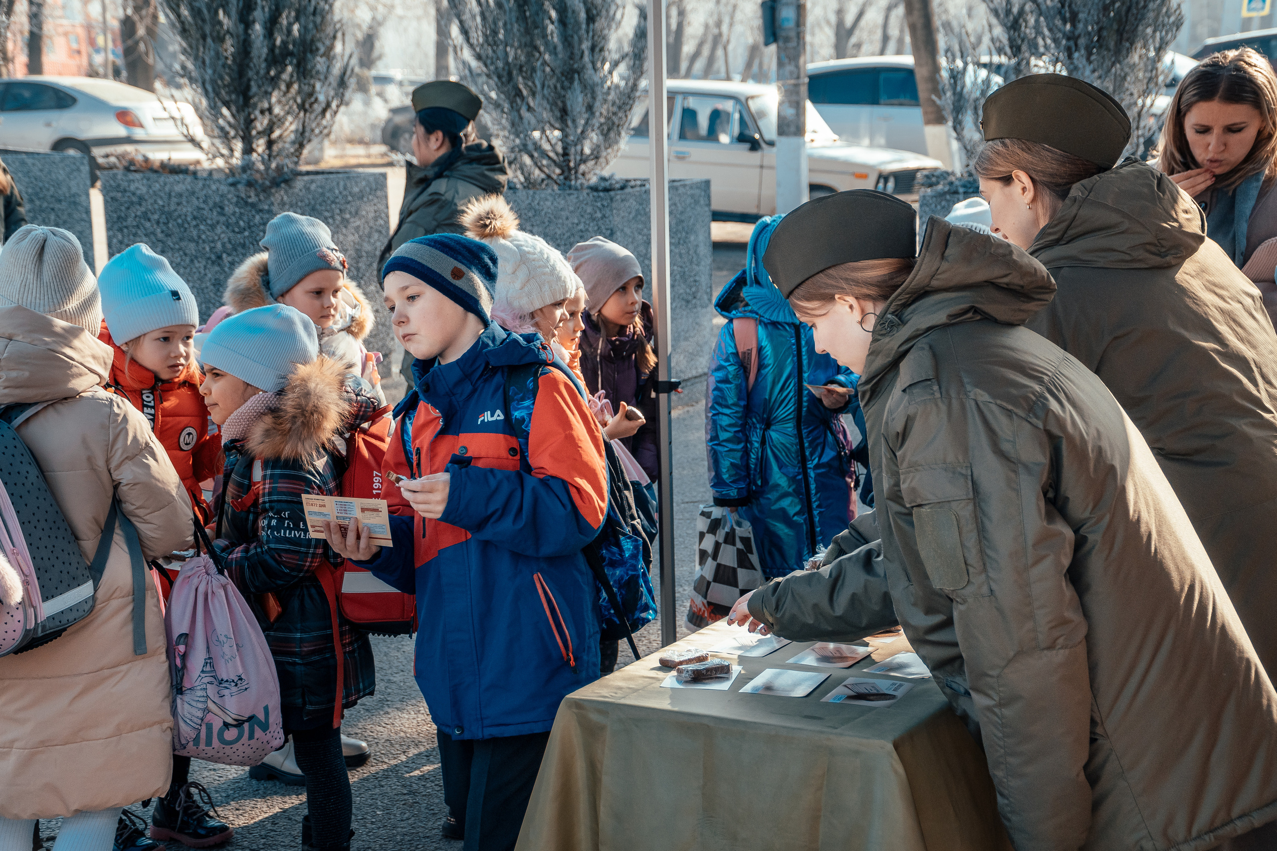 Акция «Блокадный хлеб». Новотитаровский Дом культуры