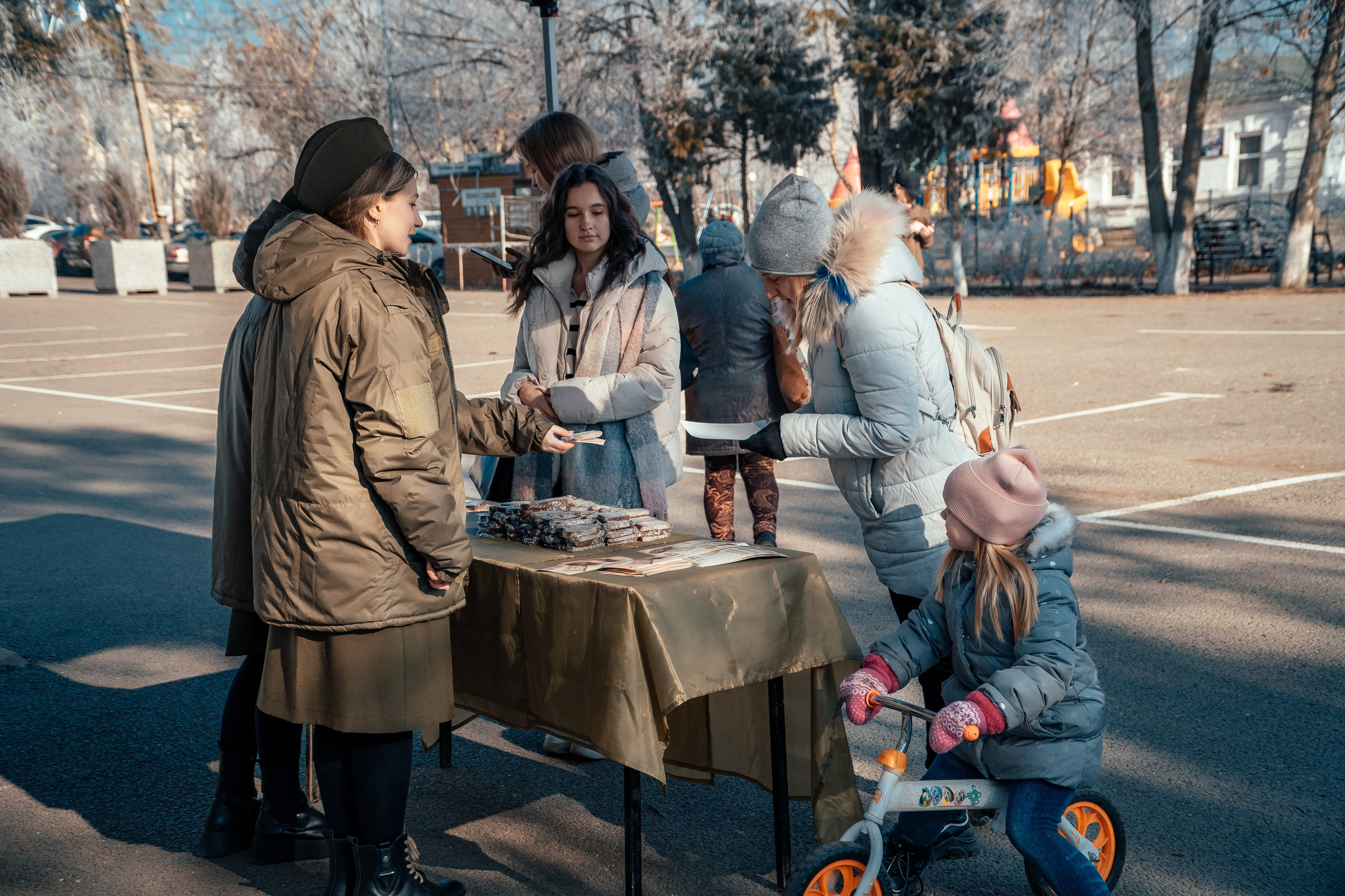 Акция «Блокадный хлеб». Новотитаровский Дом культуры