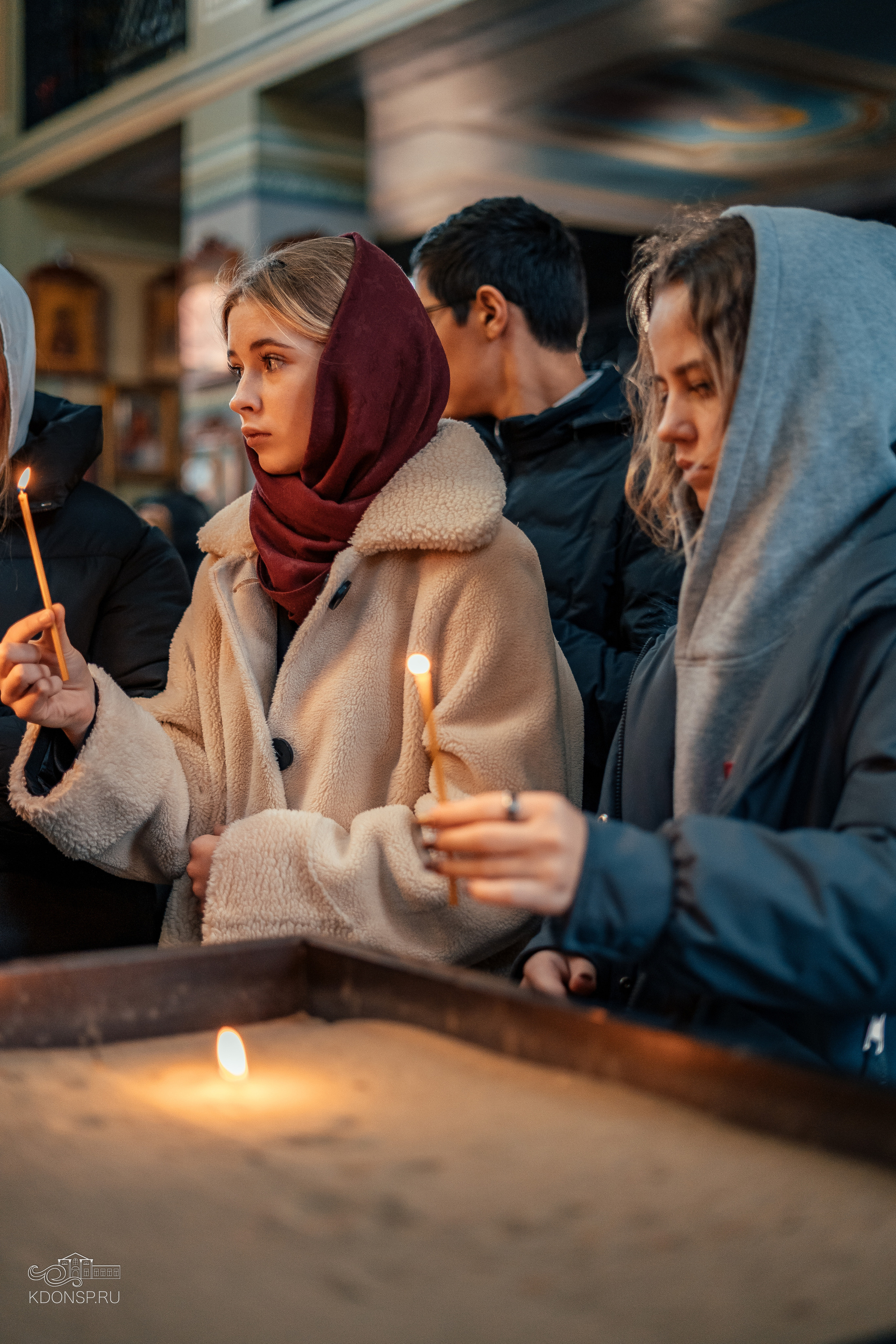 Молебен за учащихся и учащих. Новотитаровский Дом культуры