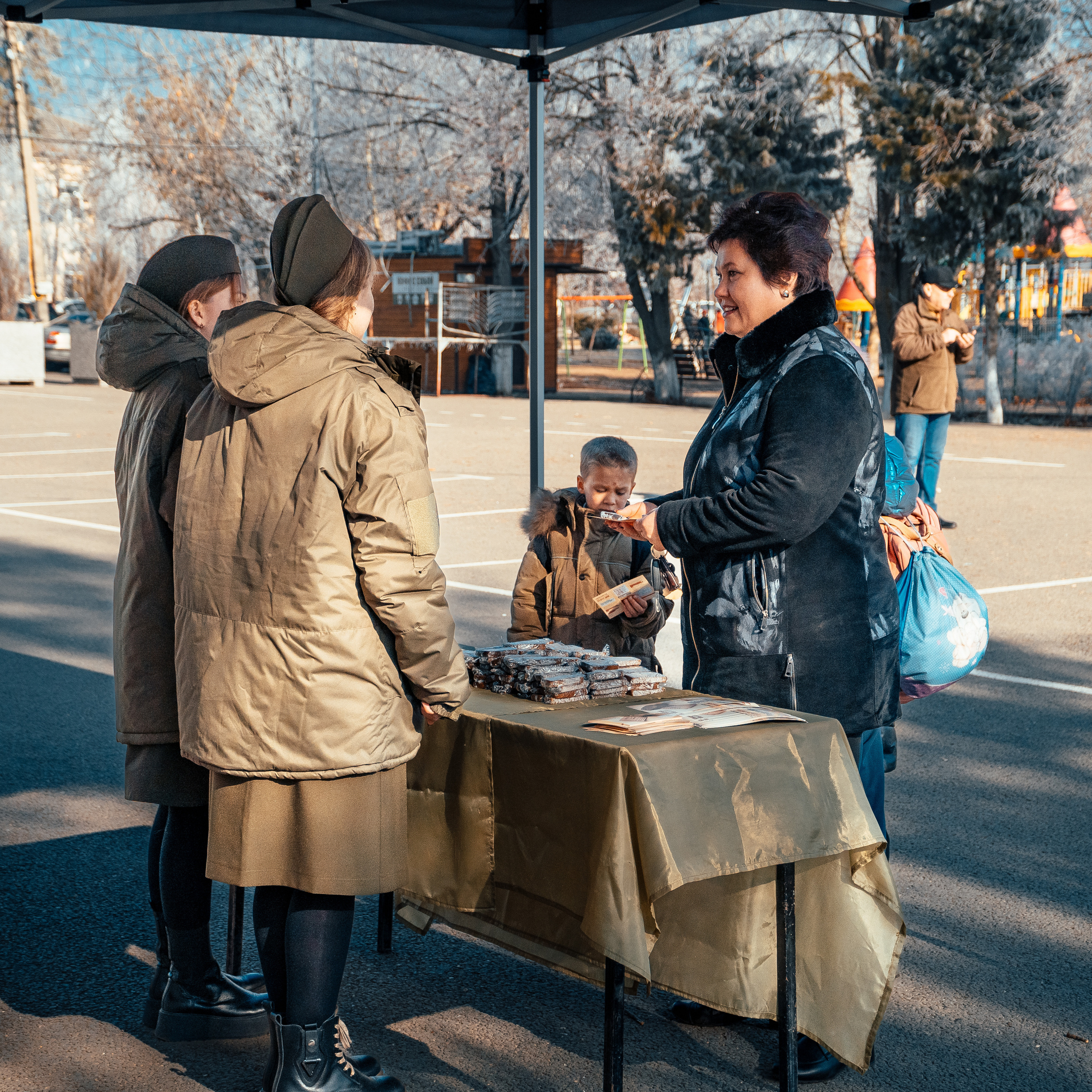 Акция «Блокадный хлеб». Новотитаровский Дом культуры