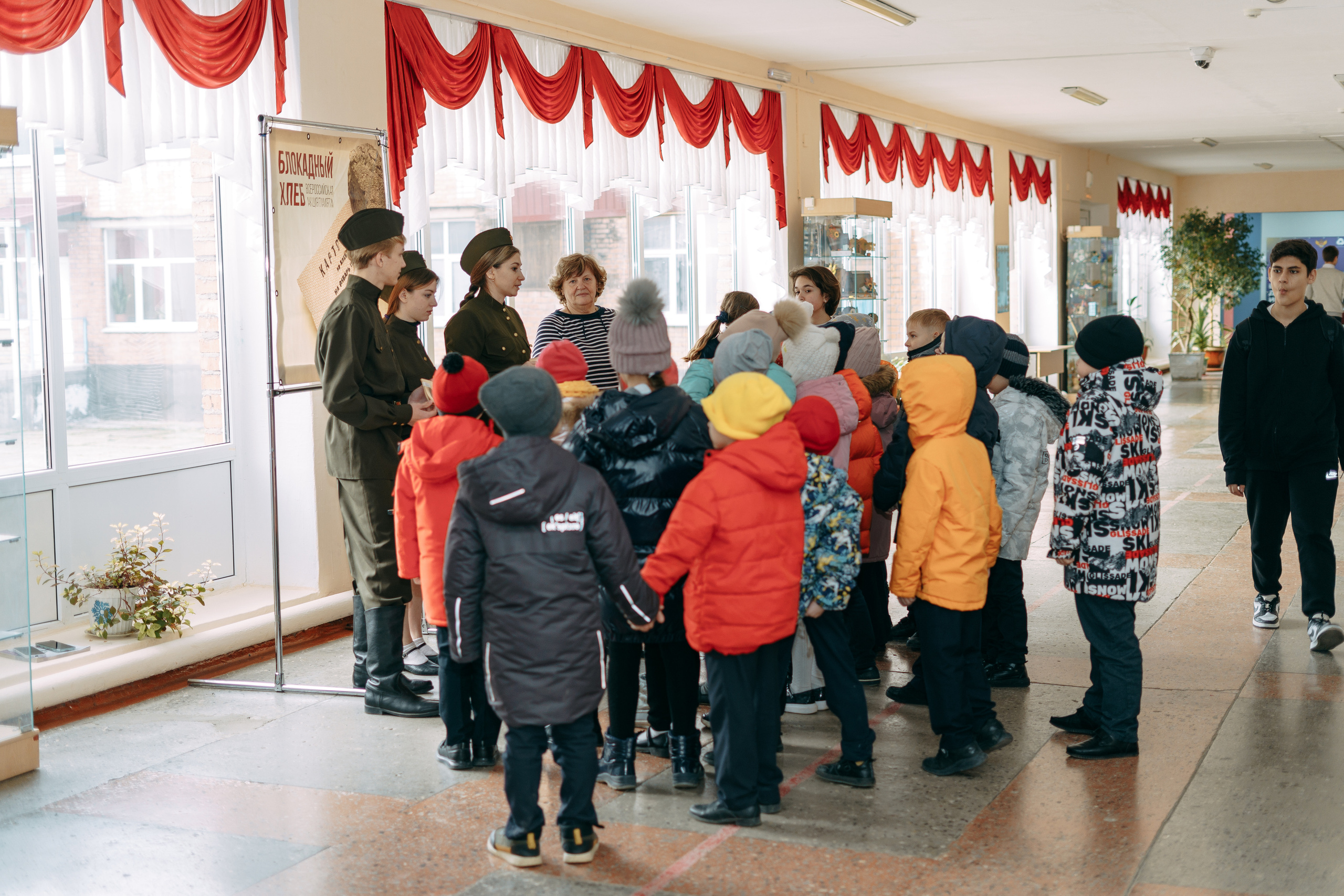 Акция «Блокадный хлеб». Новотитаровский Дом культуры