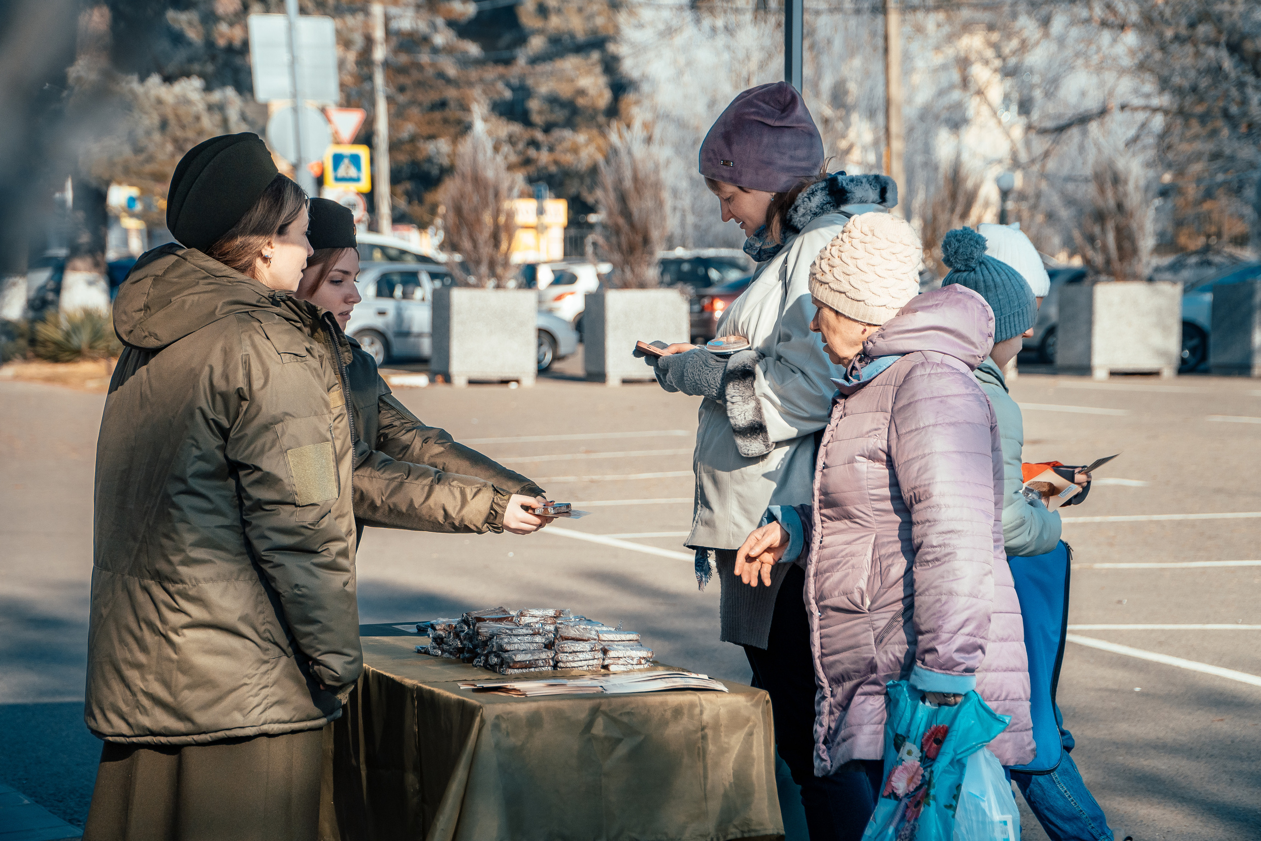 Акция «Блокадный хлеб». Новотитаровский Дом культуры