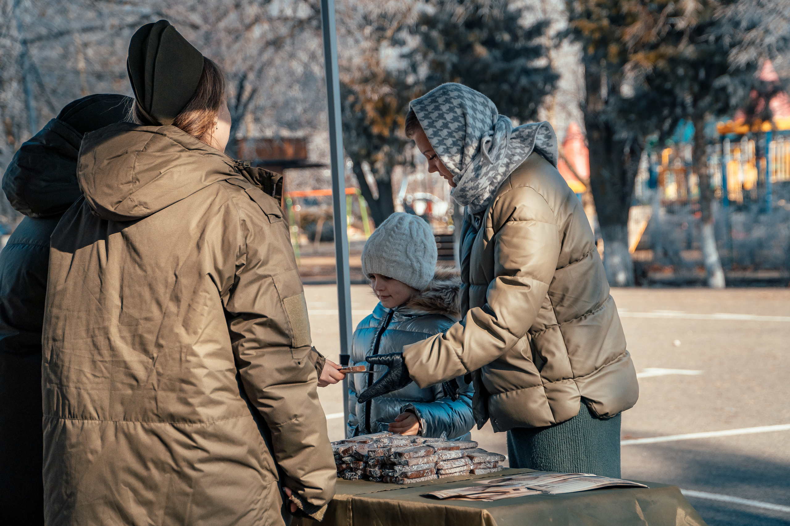 Акция «Блокадный хлеб». Новотитаровский Дом культуры