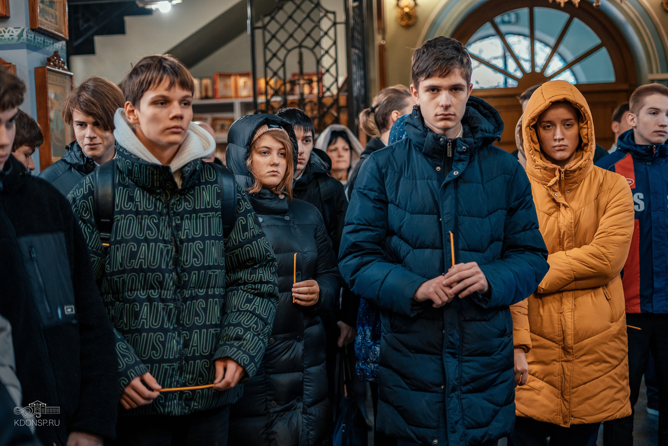 Молебен за учащихся и учащих. Новотитаровский Дом культуры