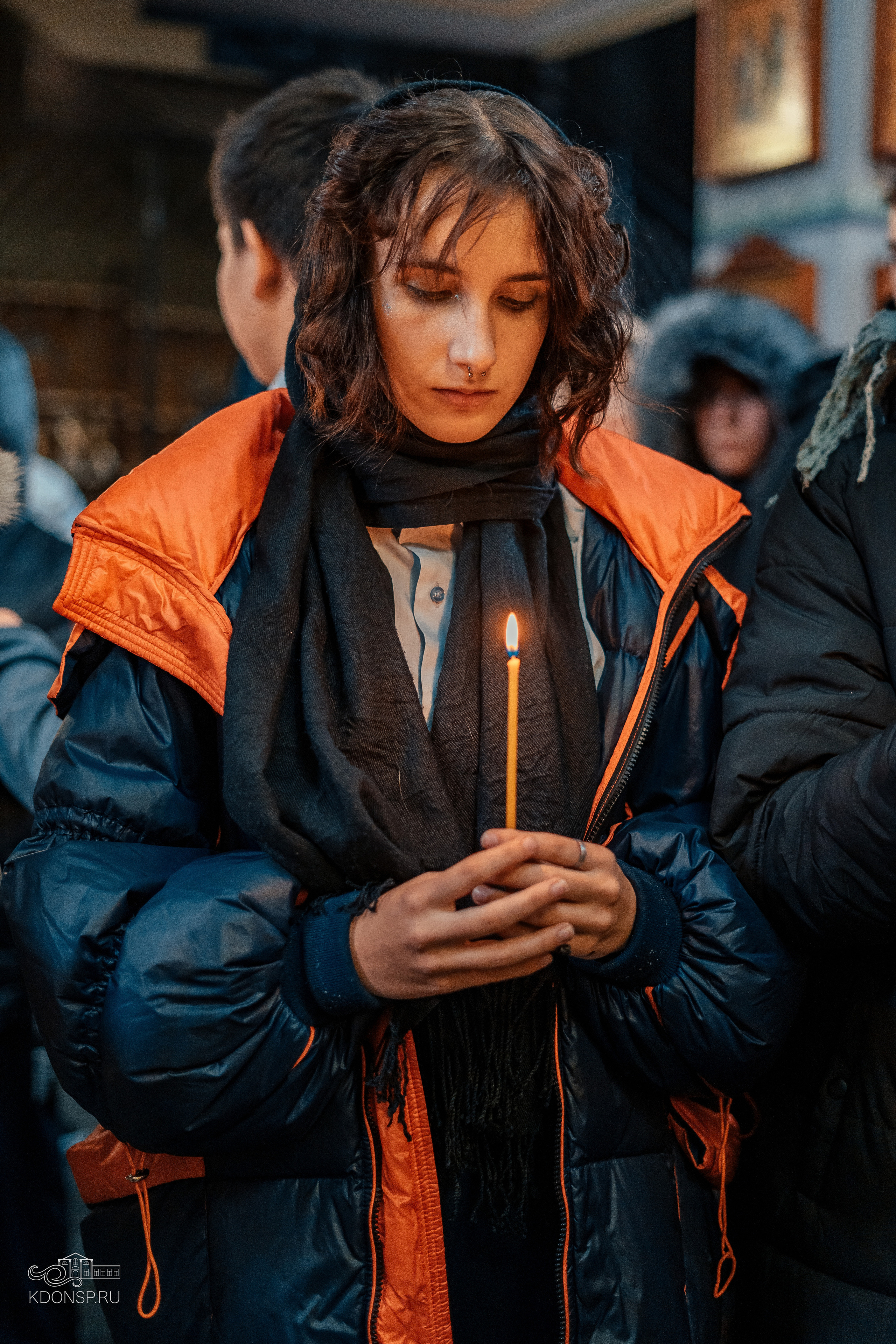 Молебен за учащихся и учащих. Новотитаровский Дом культуры