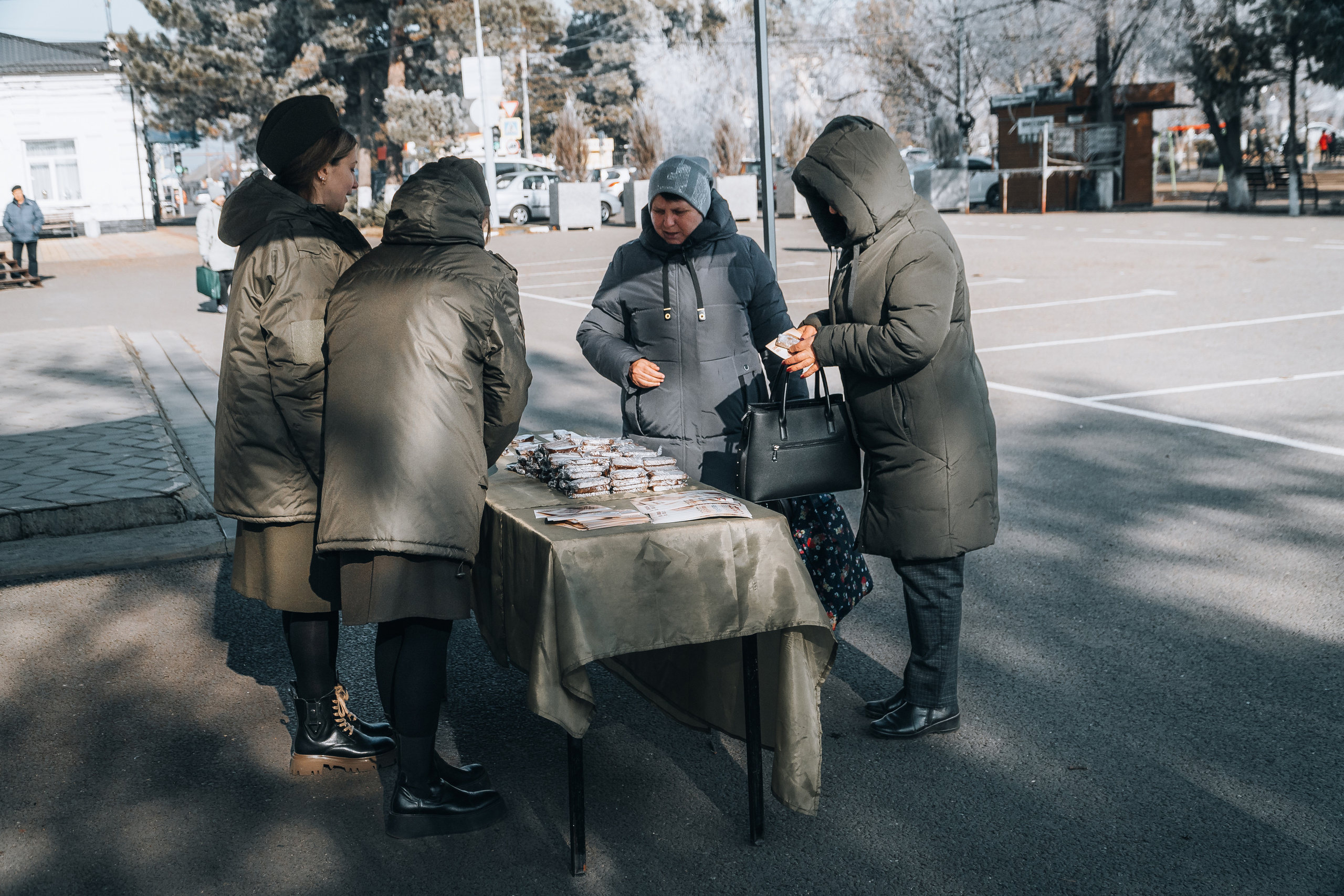 Акция «Блокадный хлеб». Новотитаровский Дом культуры