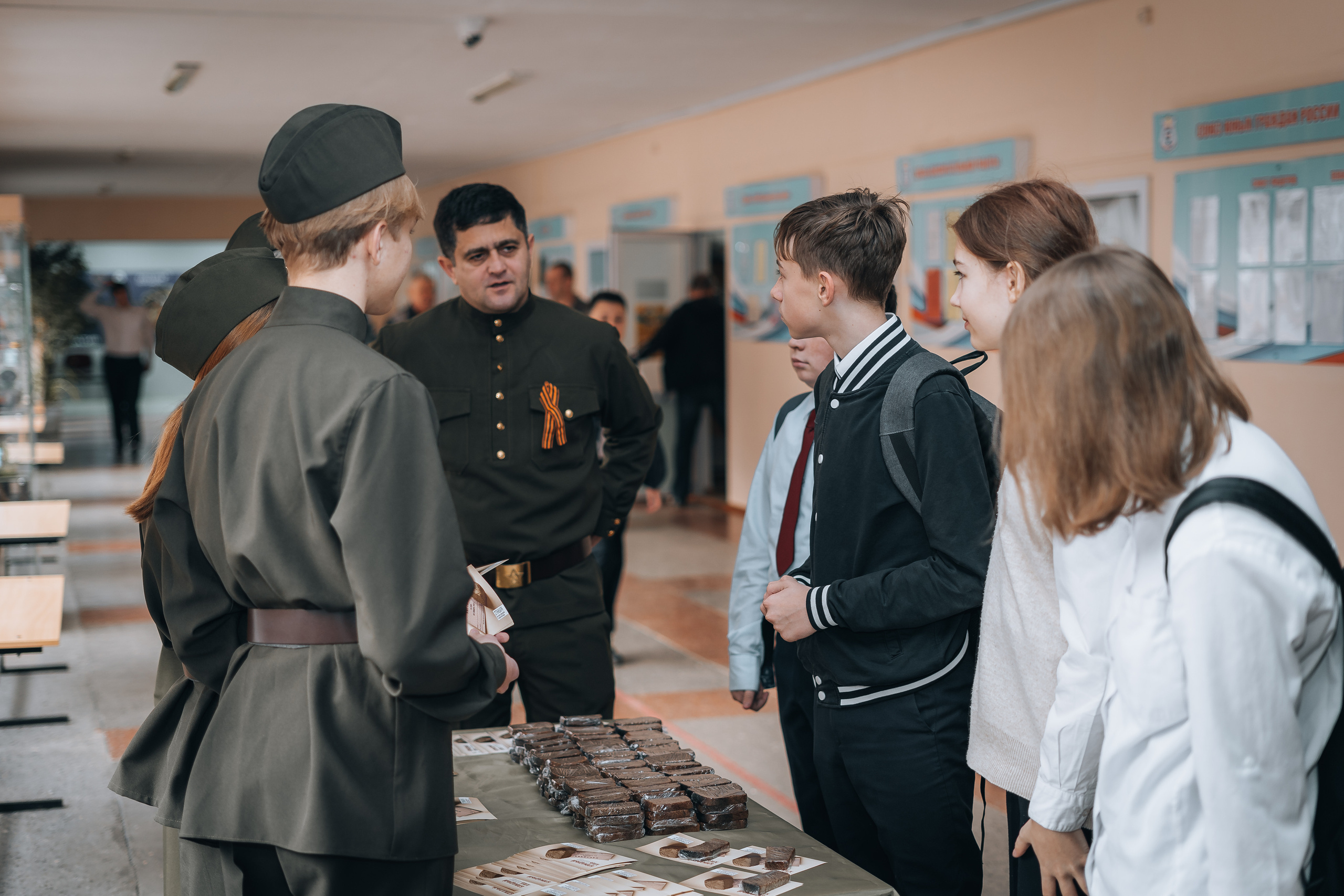 Акция «Блокадный хлеб». Новотитаровский Дом культуры