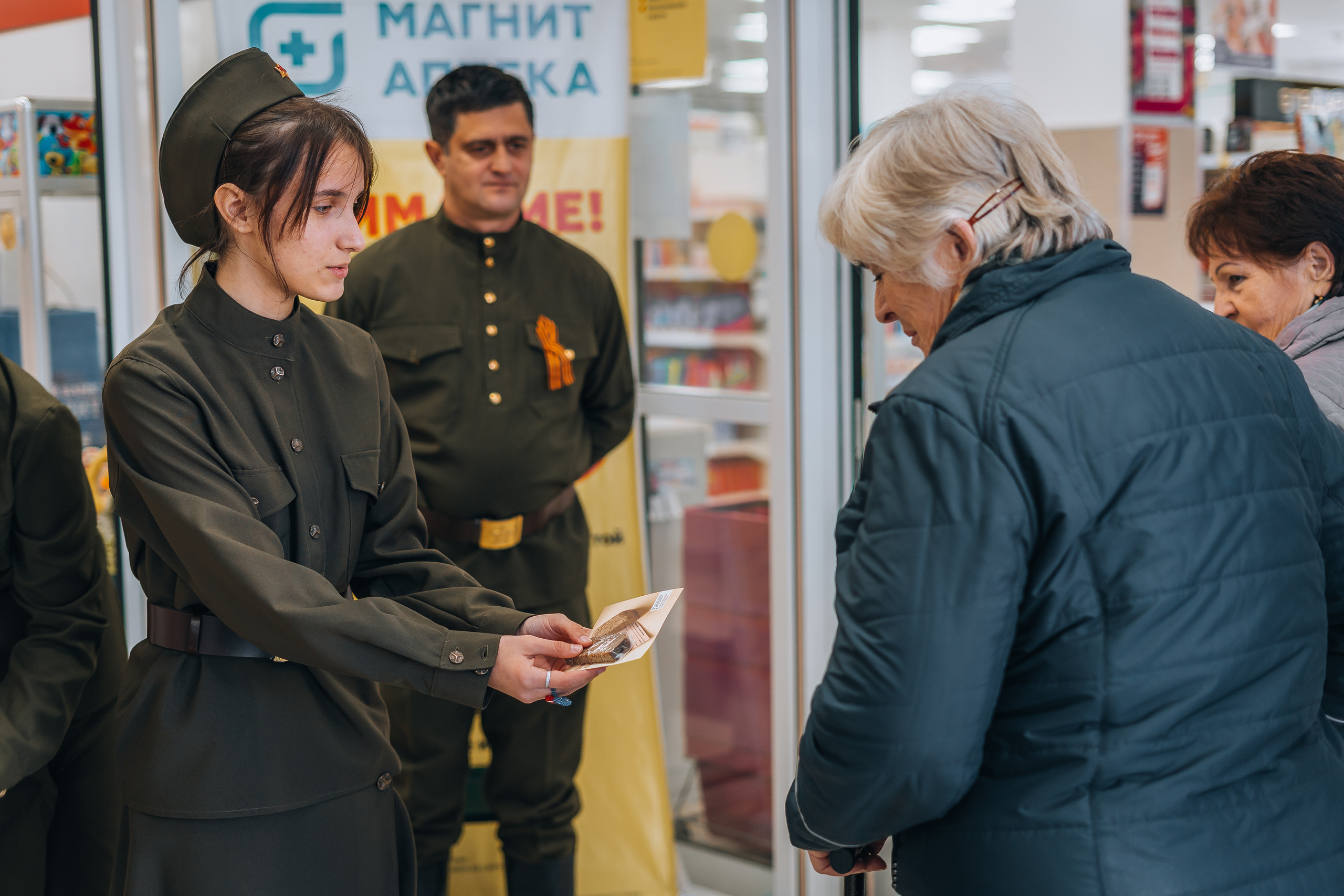 Акция «Блокадный хлеб». Новотитаровский Дом культуры