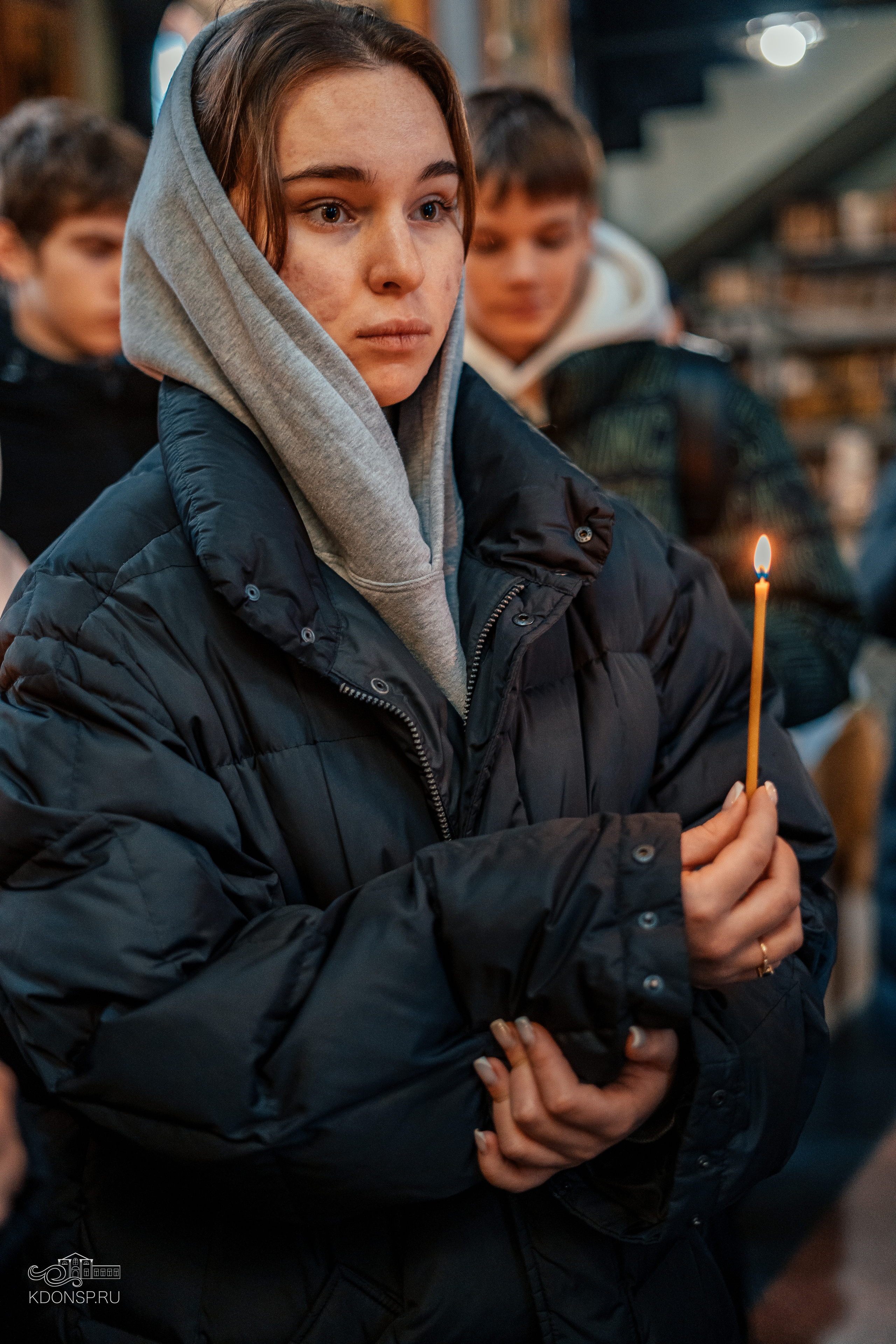 Молебен за учащихся и учащих. Новотитаровский Дом культуры