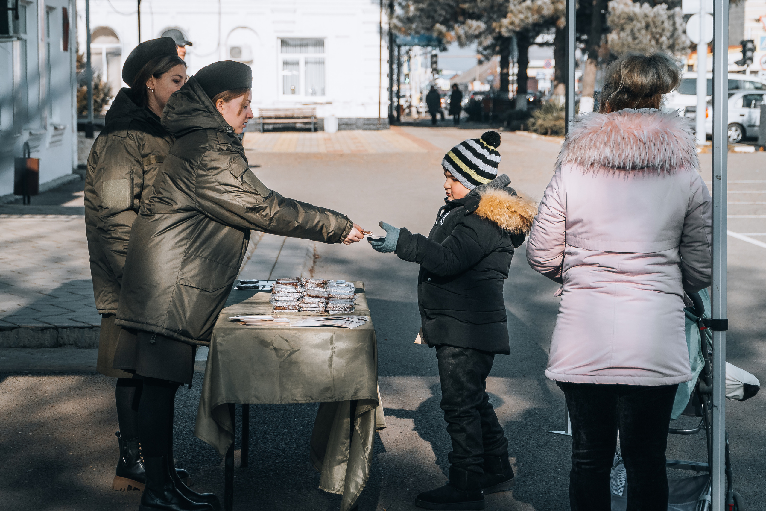 Акция «Блокадный хлеб». Новотитаровский Дом культуры