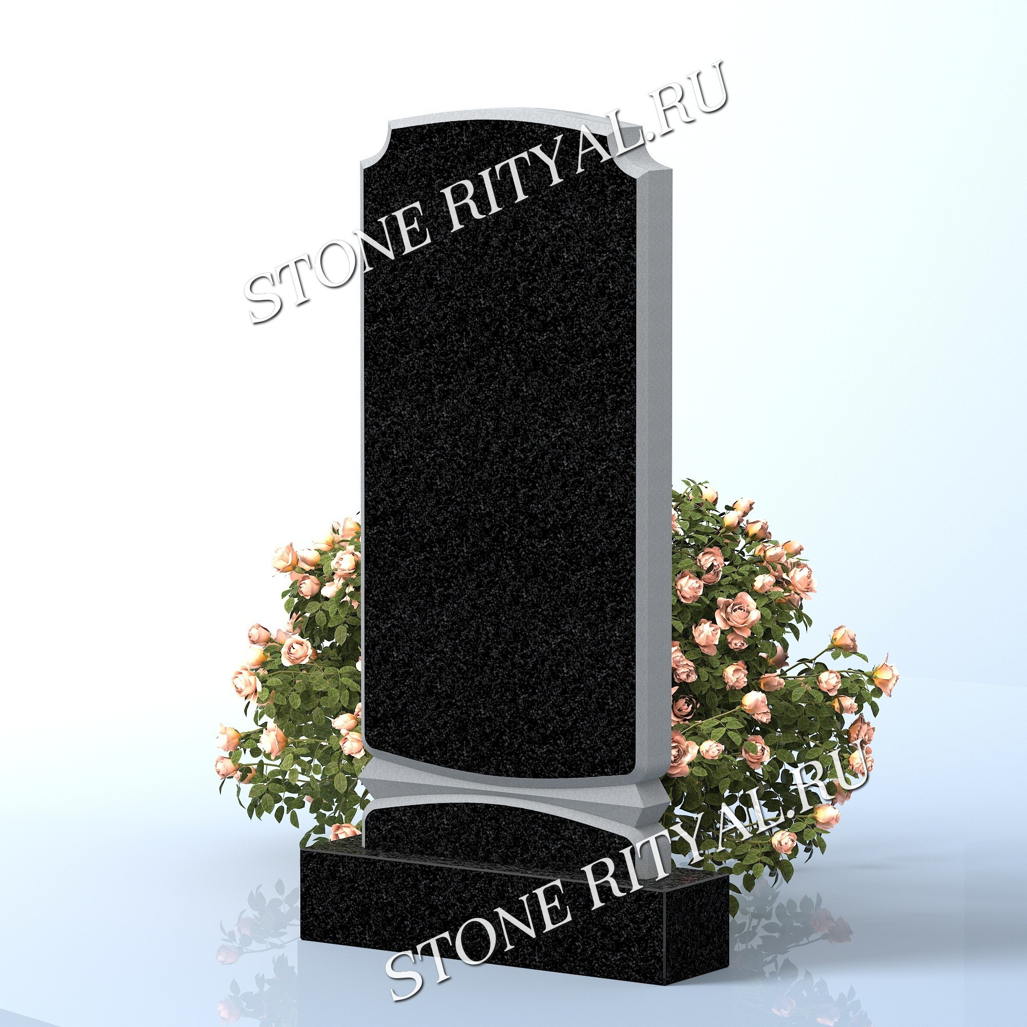 Вертикальные памятники прямые. Изготовление и установка памятников в Москве и МО