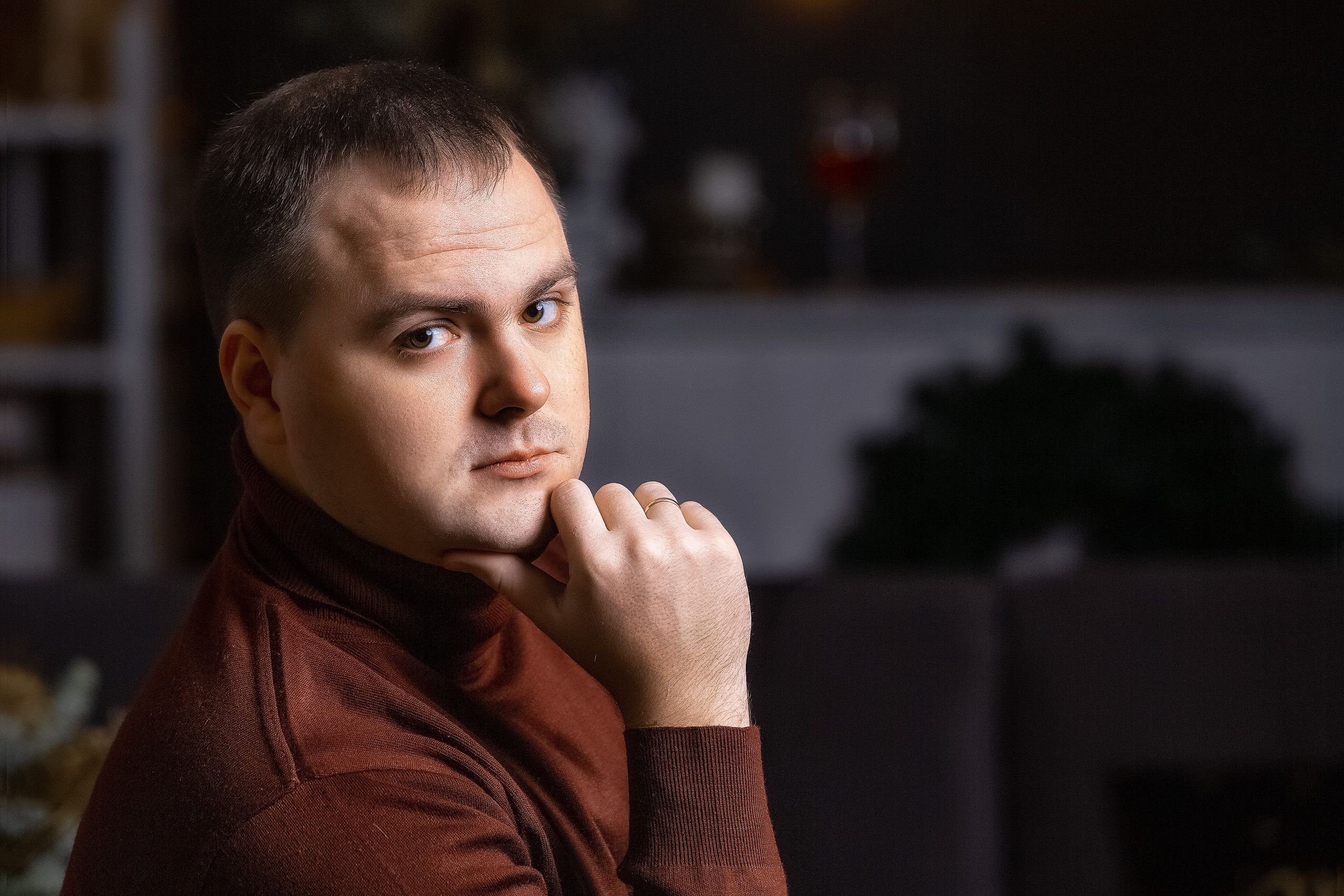 Фотосессия Артура, Насти и маленького ребенка в фотостудии AJUR. Свадебный фотограф в Барановичах Вячеслав Шах-Гусейнов, фотошкола