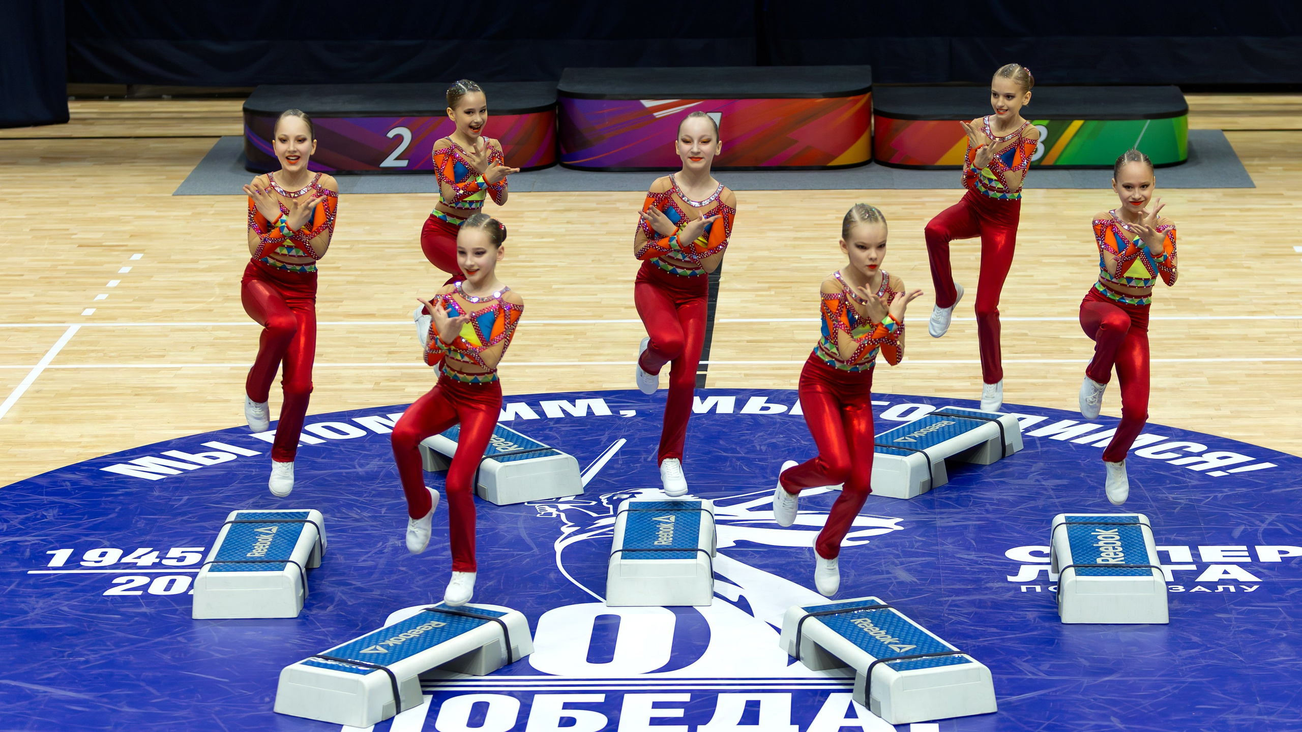 фестиваль фитнес аэробики облачко подольск выступление команды