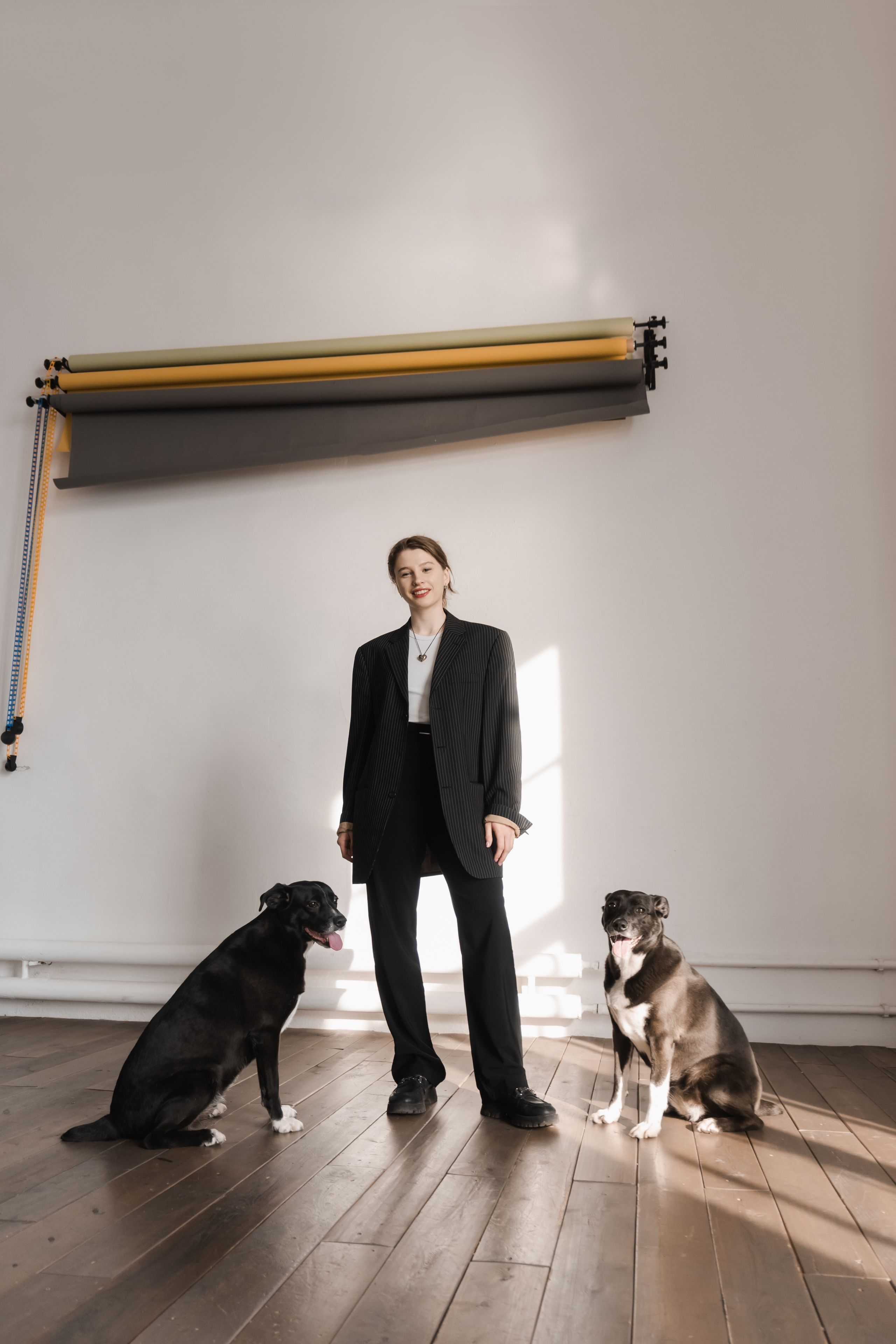 Фотосъемка Ангелины с питомцами. Портретный и репортажный фотограф в Санкт-Петербурге | Валерия Кайряк